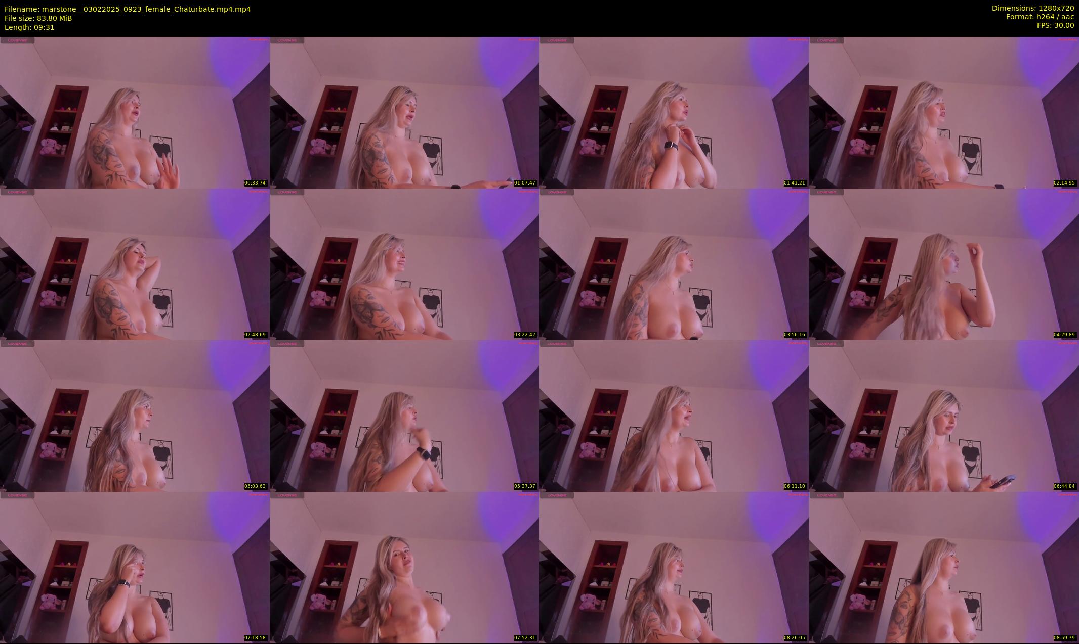 marstone_ — 10 minute Chaturbate female cam show recording, 720p, Feb 3, 2025