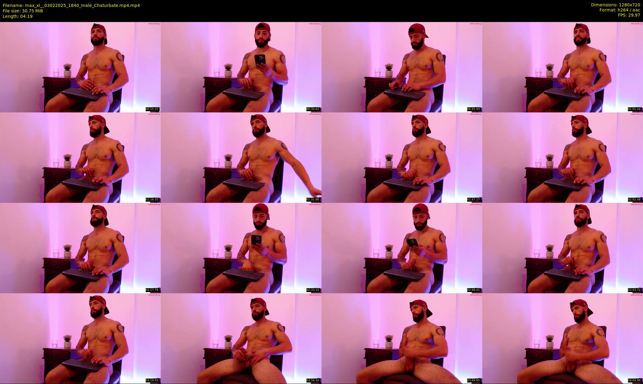 max_xl_ — 5 minute Chaturbate male cam show recording, 720p, Feb 3, 2025