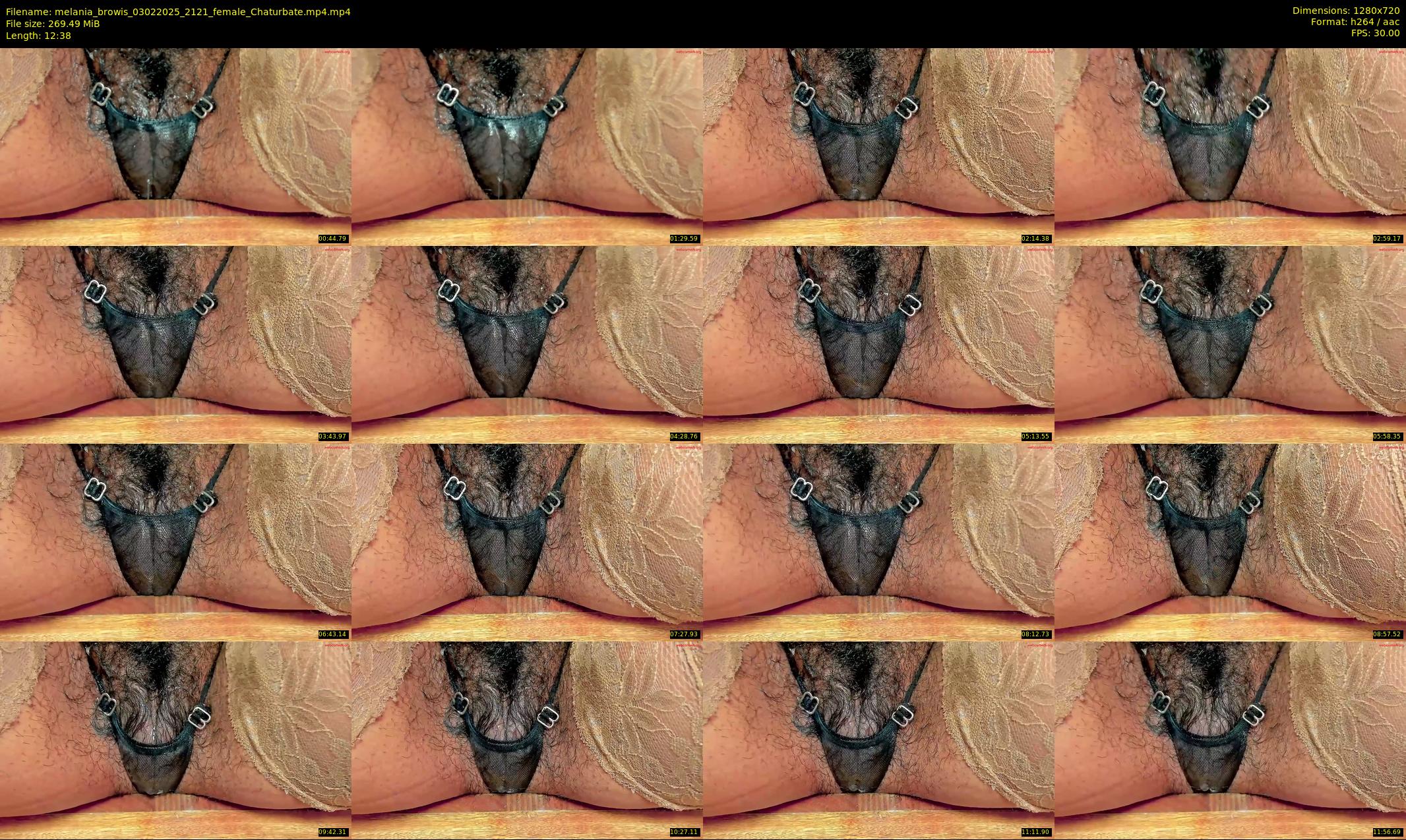 melania_browis — 13 minute Chaturbate female cam show recording, 720p, Feb 3, 2025