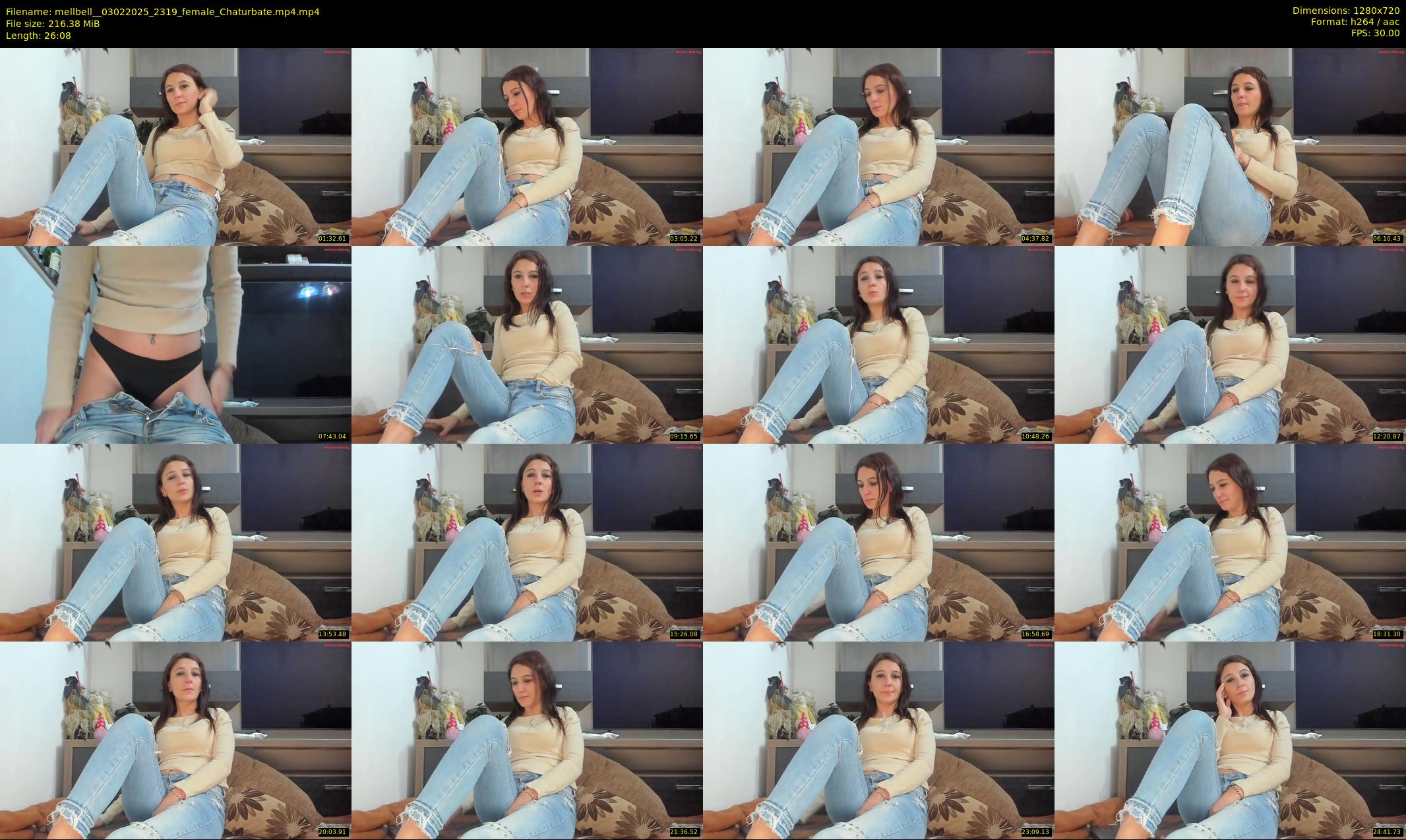 mellbell_ — 27 minute Chaturbate female cam show recording, 720p, Feb 3, 2025