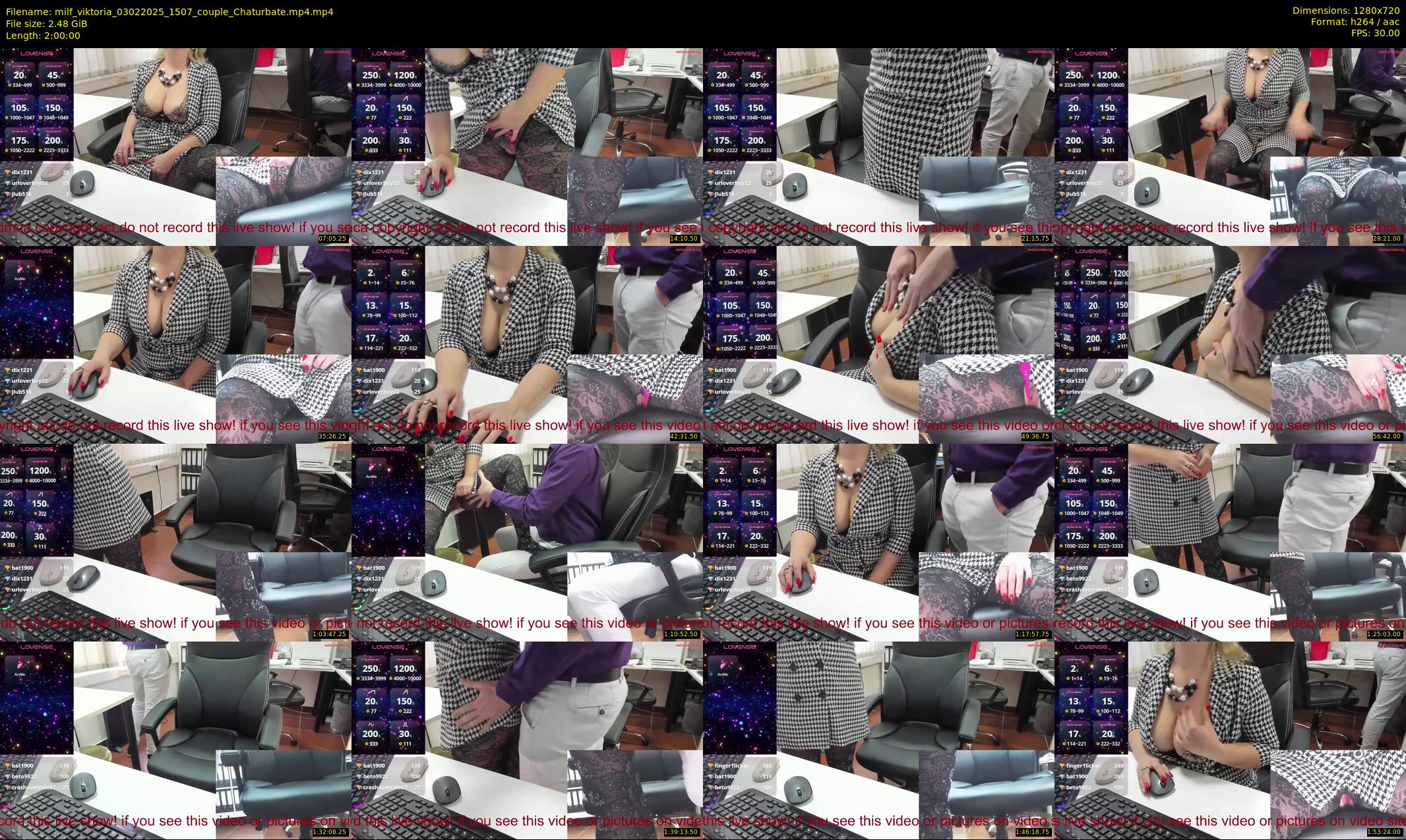 milf_viktoria — 120 minute Chaturbate female cam show recording, 720p, Feb 3, 2025