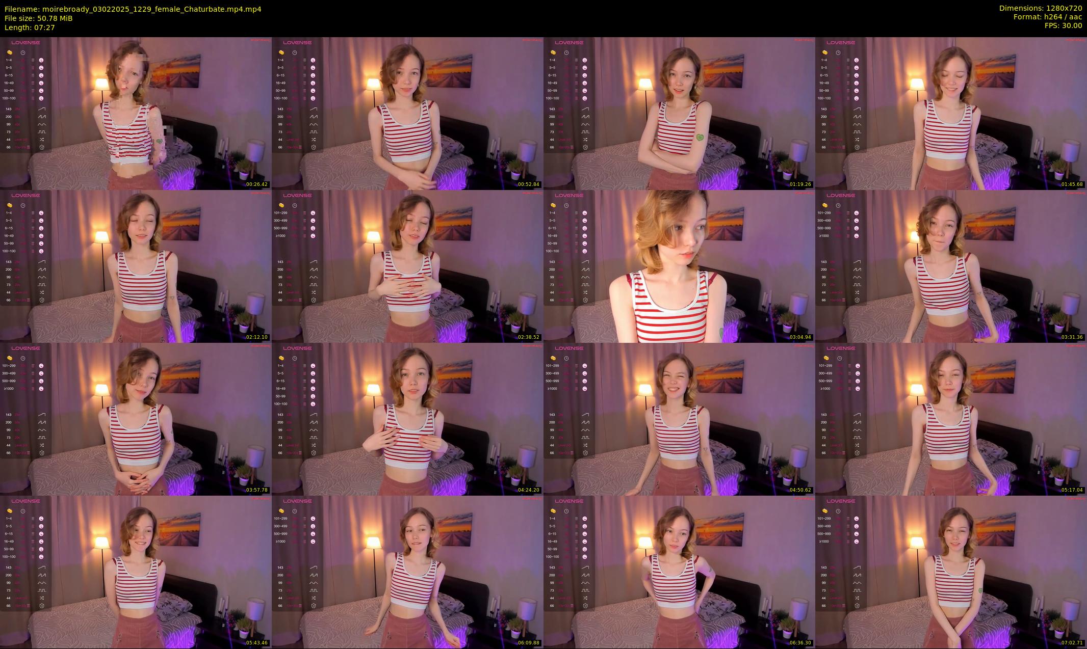 moirebroady — 8 minute Chaturbate female cam show recording, 720p, Feb 3, 2025