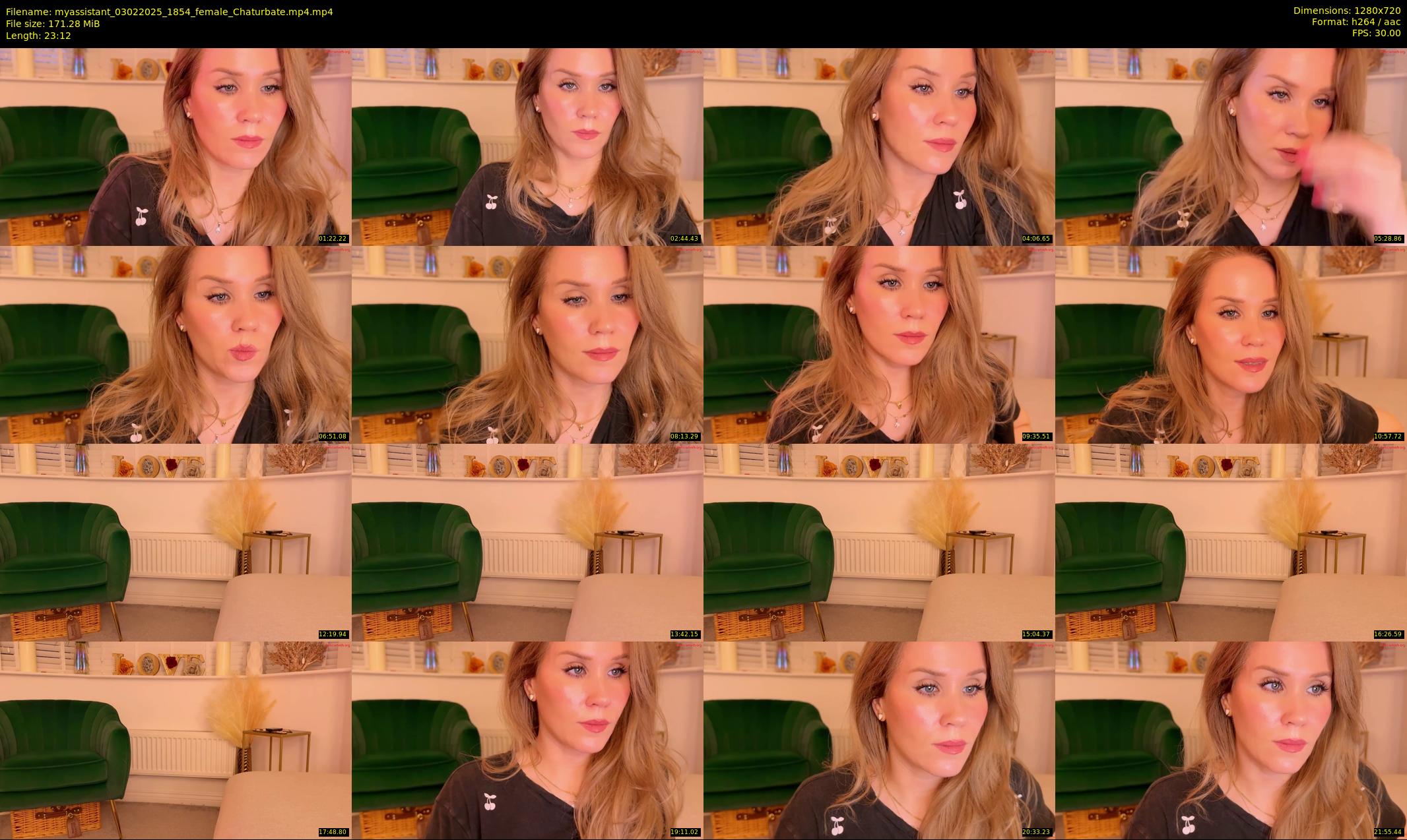 myassistant — 24 minute Chaturbate female cam show recording, 720p, Feb 3, 2025