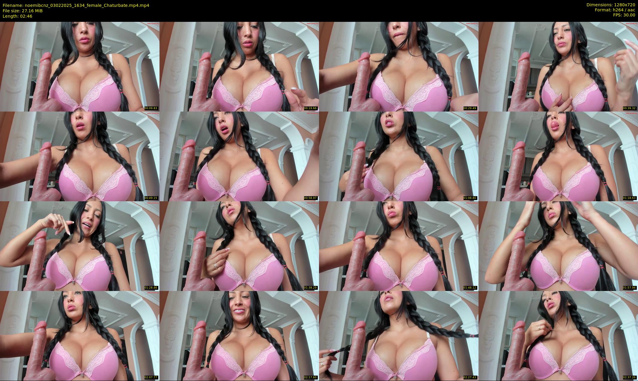 noemibcnz — 3 minute Chaturbate couple cam show recording, 720p, Feb 3, 2025