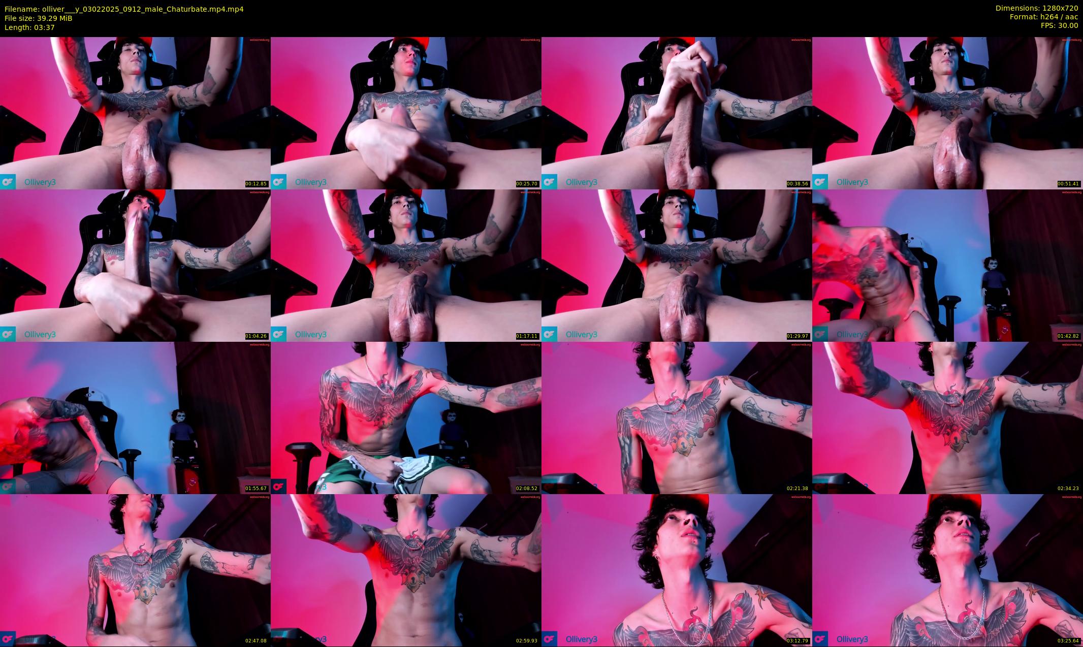 olliver___y — 4 minute Chaturbate male cam show recording, 720p, Feb 3, 2025