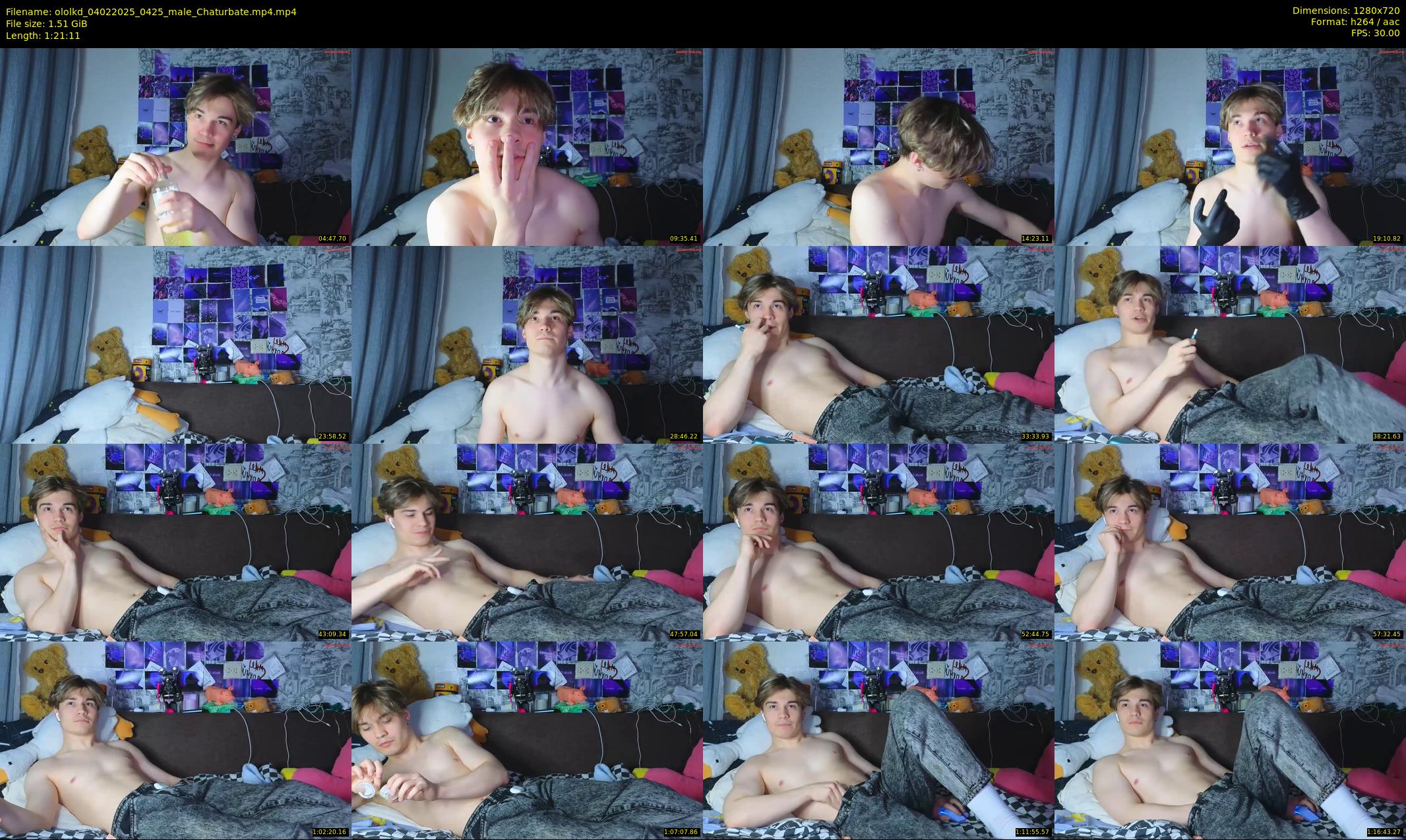ololkd — 82 minute Chaturbate male cam show recording, 720p, Feb 4, 2025