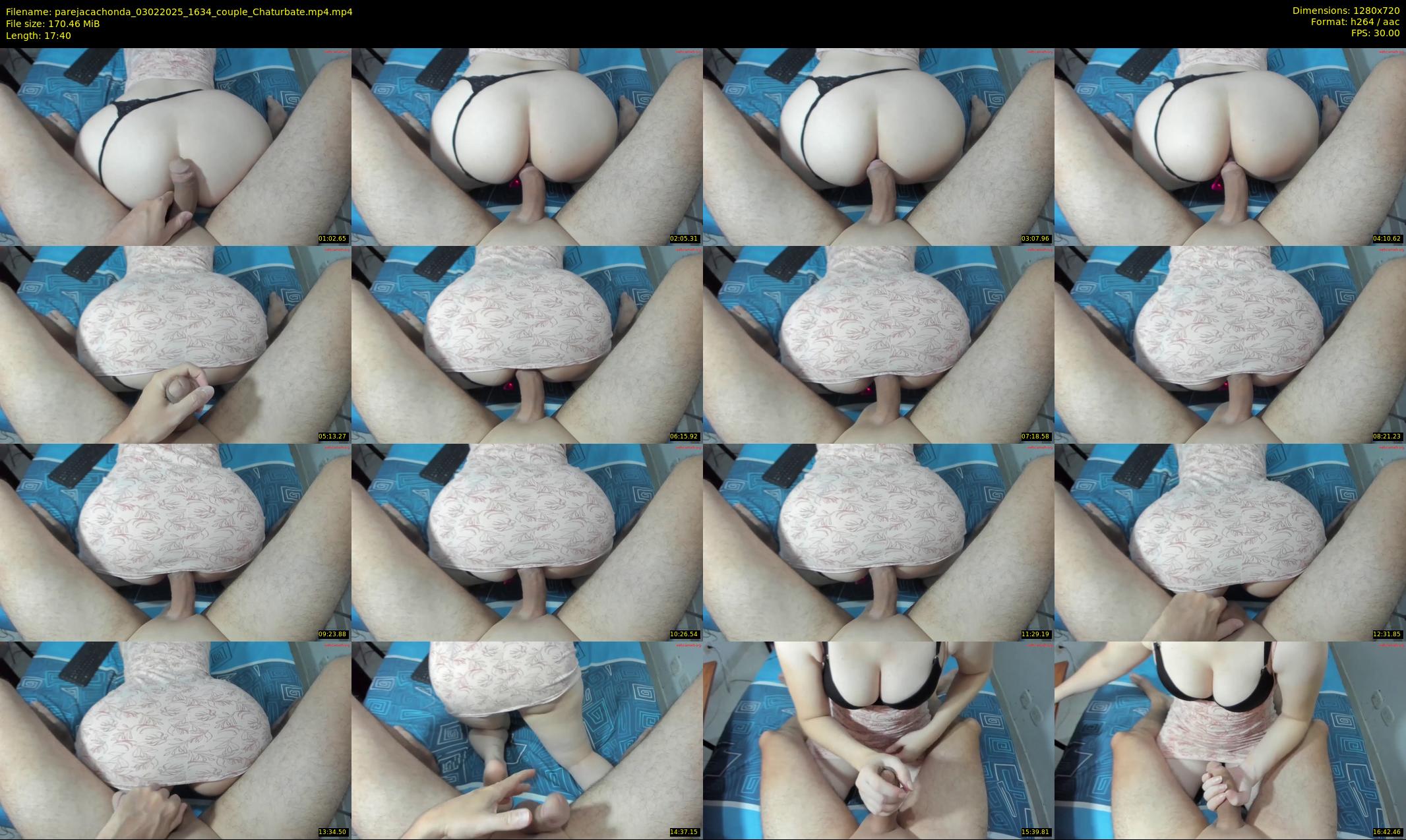 parejacachonda — 18 minute Chaturbate couple cam show recording, 720p, Feb 3, 2025