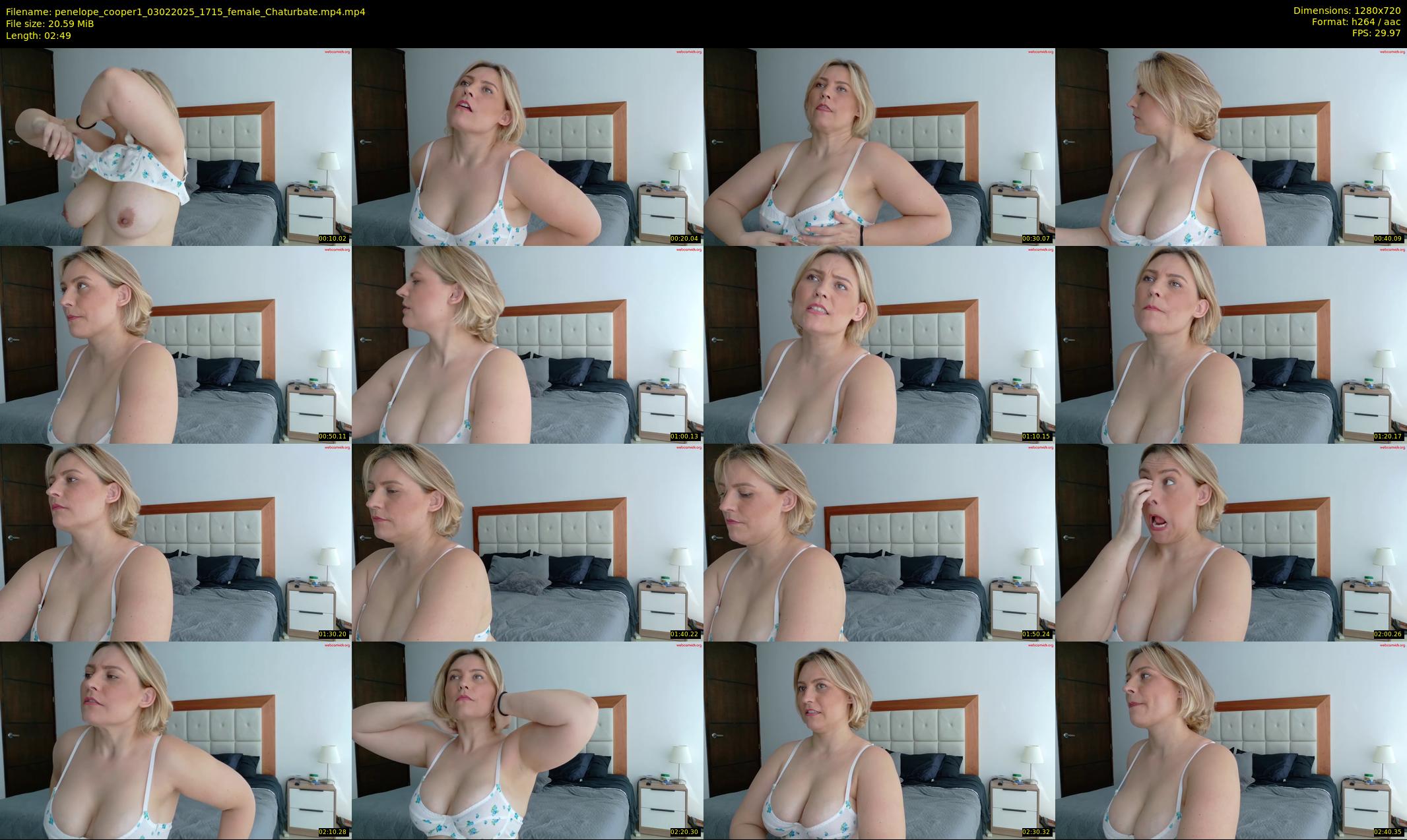 penelope_cooper1 — 3 minute Chaturbate female cam show recording, 720p, Feb 3, 2025
