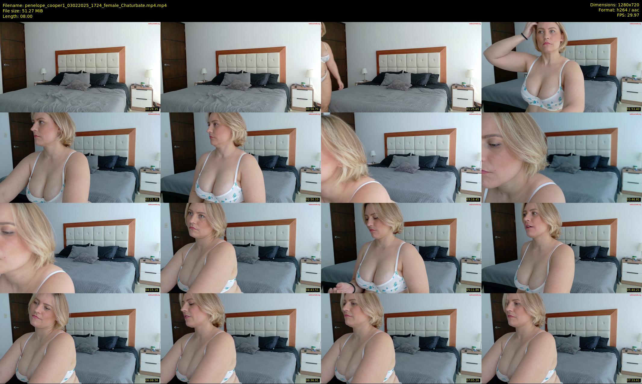 penelope_cooper1 — 8 minute Chaturbate female cam show recording, 720p, Feb 3, 2025
