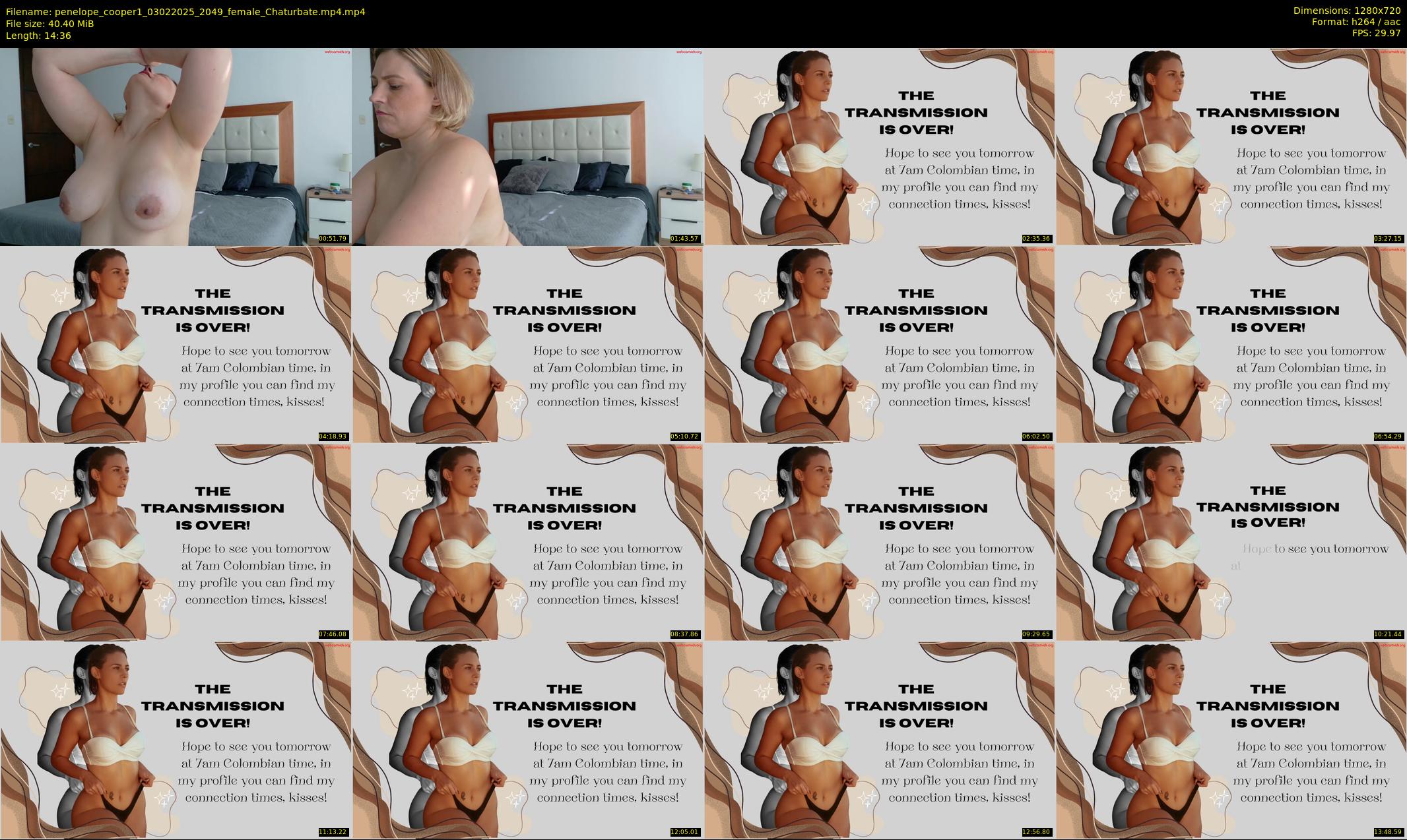 penelope_cooper1 — 15 minute Chaturbate female cam show recording, 720p, Feb 3, 2025