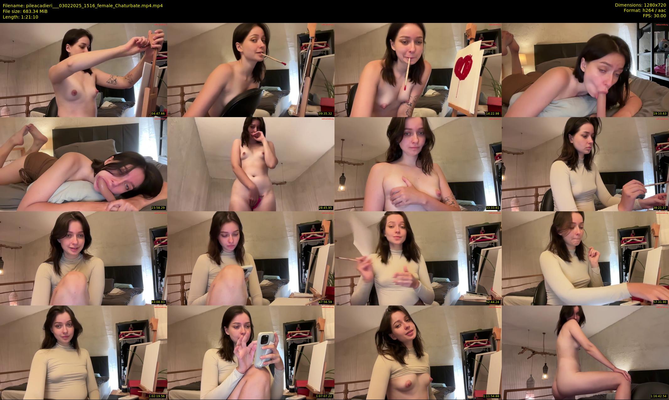 pileacadieri__ — 82 minute Chaturbate female cam show recording, 720p, Feb 3, 2025