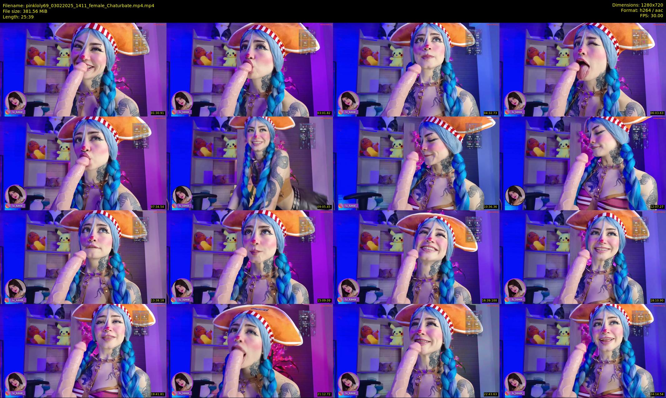 pinkloly69 — 26 minute Chaturbate female cam show recording, 720p, Feb 3, 2025