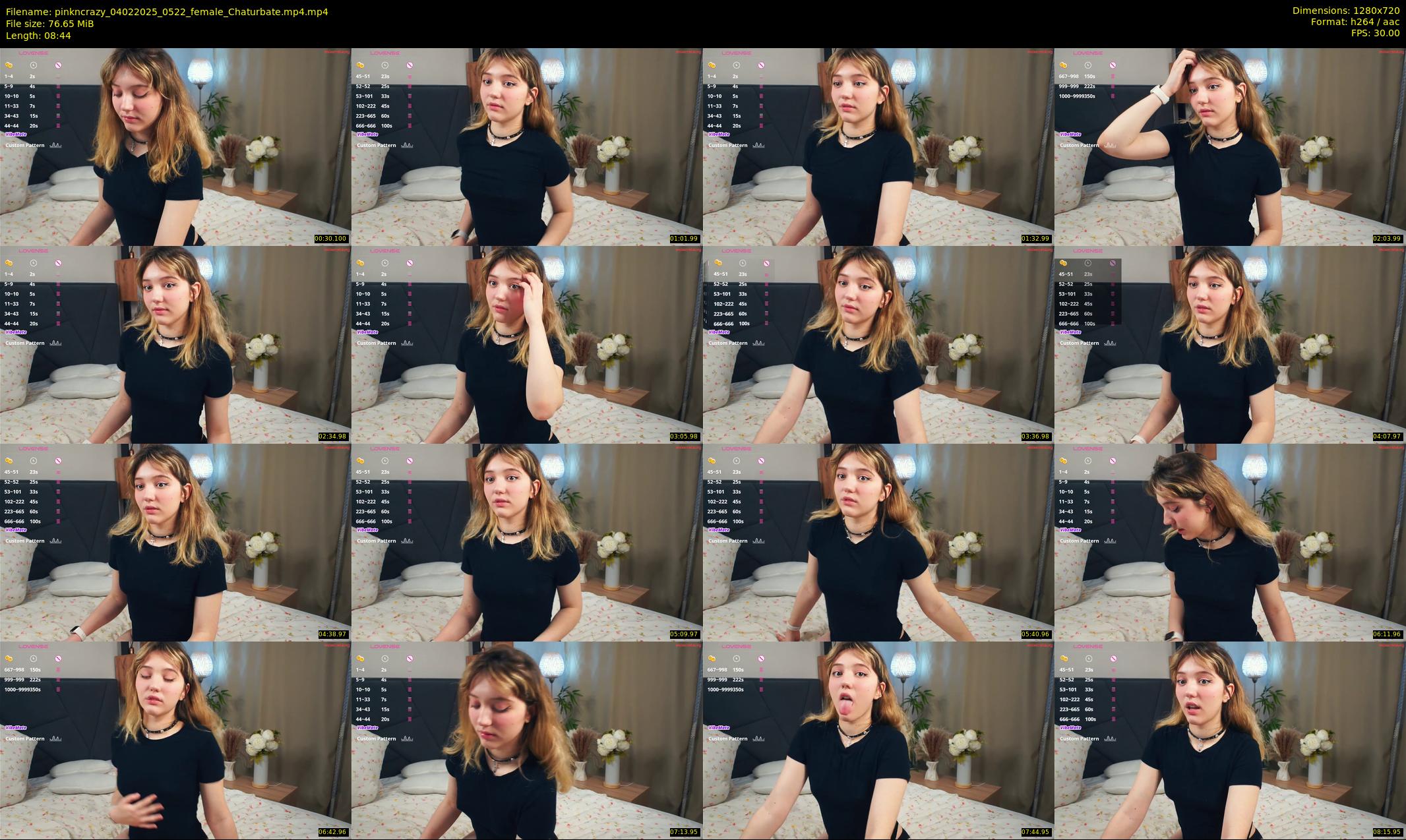 pinkncrazy — 9 minute Chaturbate female cam show recording, 720p, Feb 4, 2025