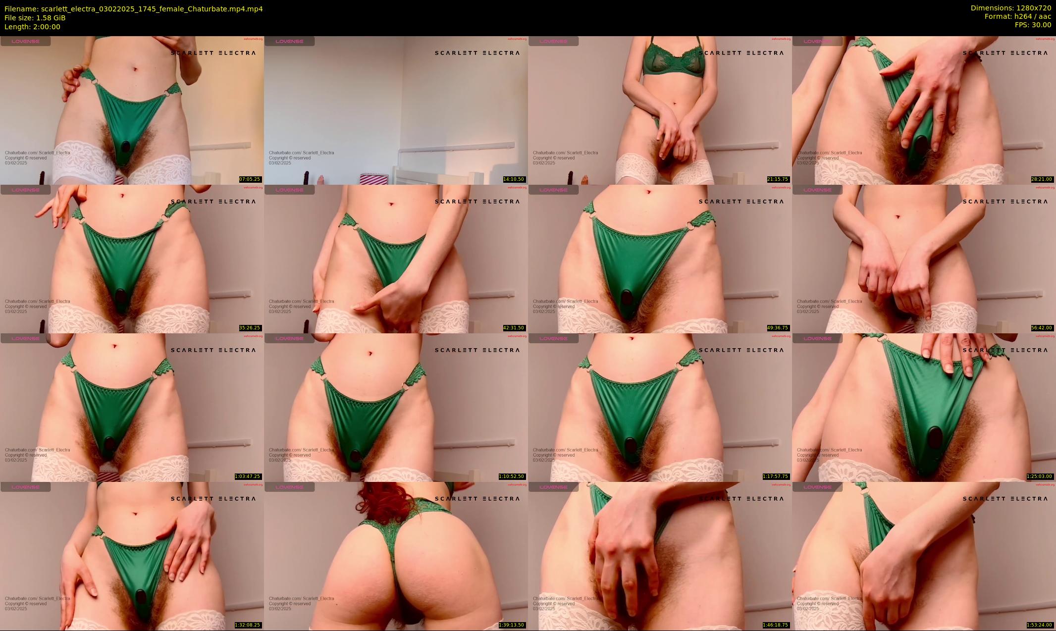 scarlett_electra — 120 minute Chaturbate female cam show recording, 720p, Feb 3, 2025