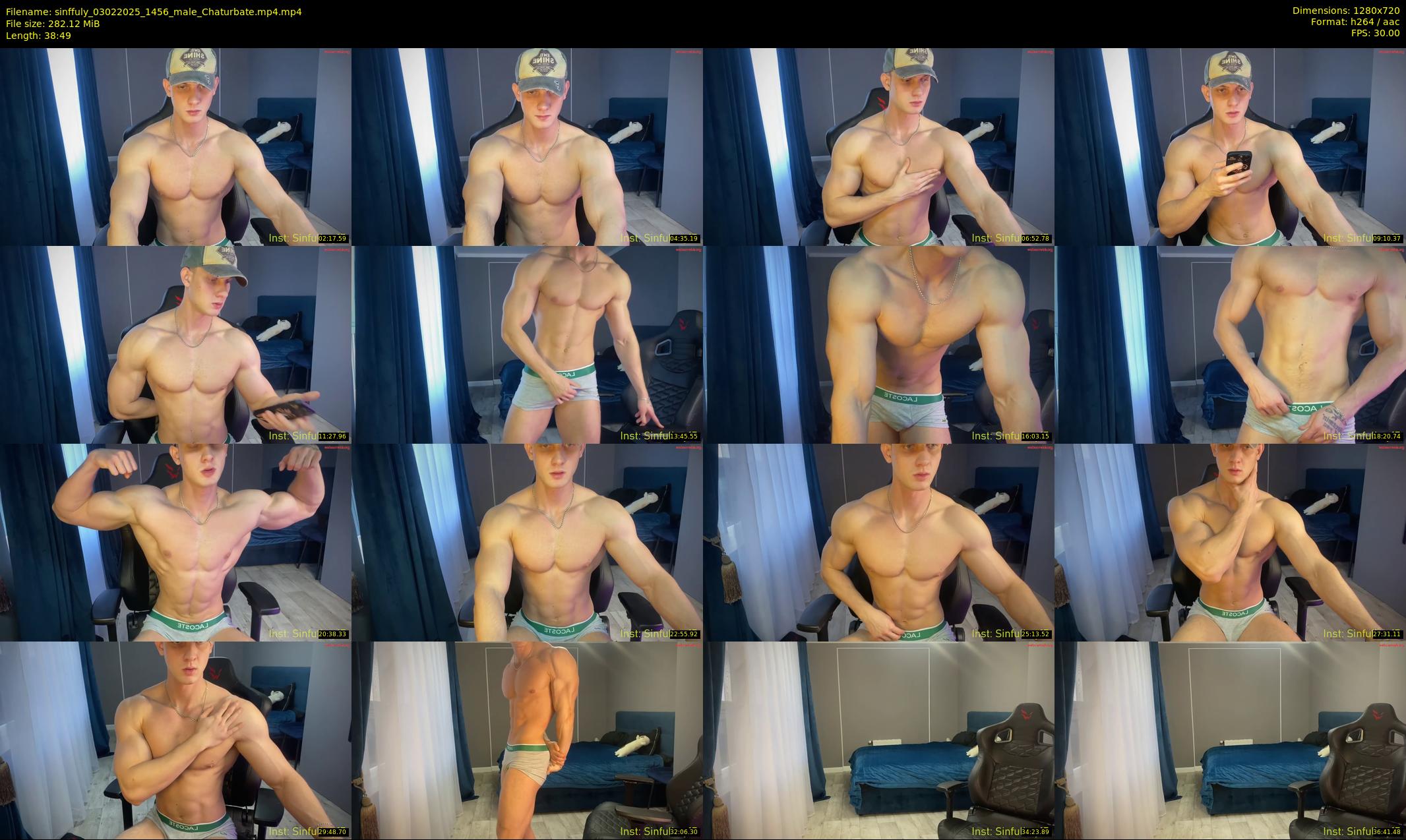 sinffuly — 39 minute Chaturbate male cam show recording, 720p, Feb 3, 2025