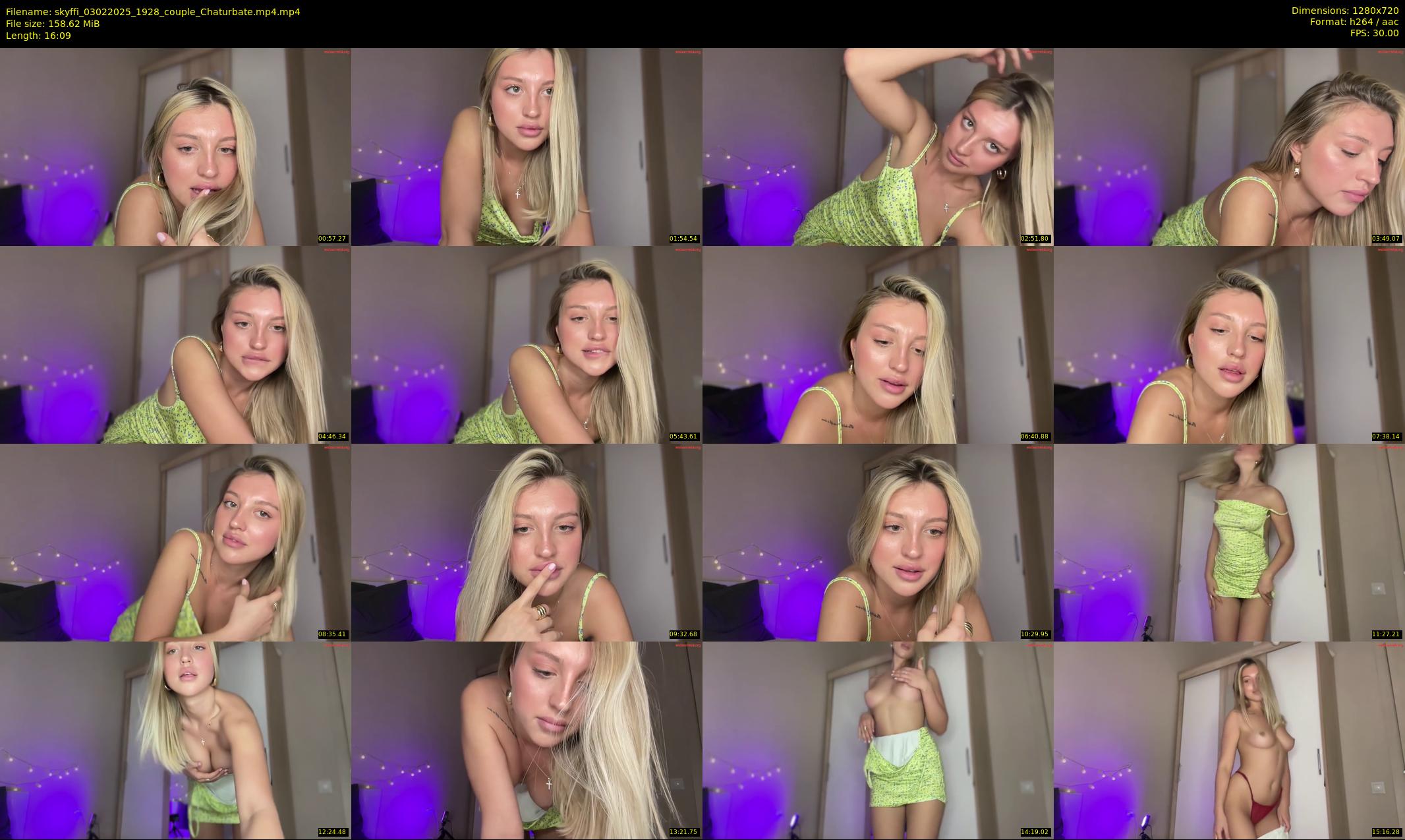 skyffi — 17 minute Chaturbate couple cam show recording, 720p, Feb 3, 2025