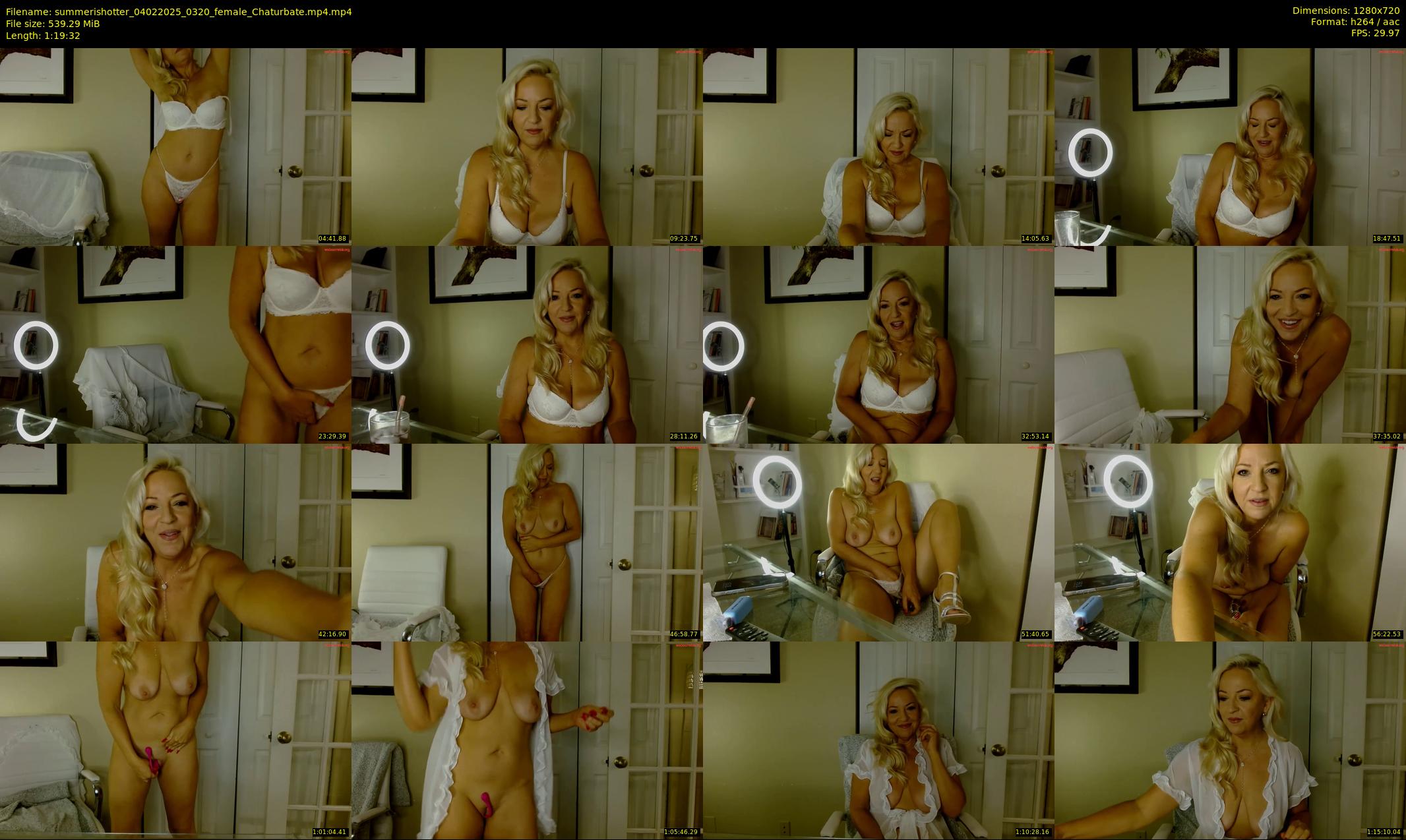 summerishotter — 80 minute Chaturbate female cam show recording, 720p, Feb 4, 2025
