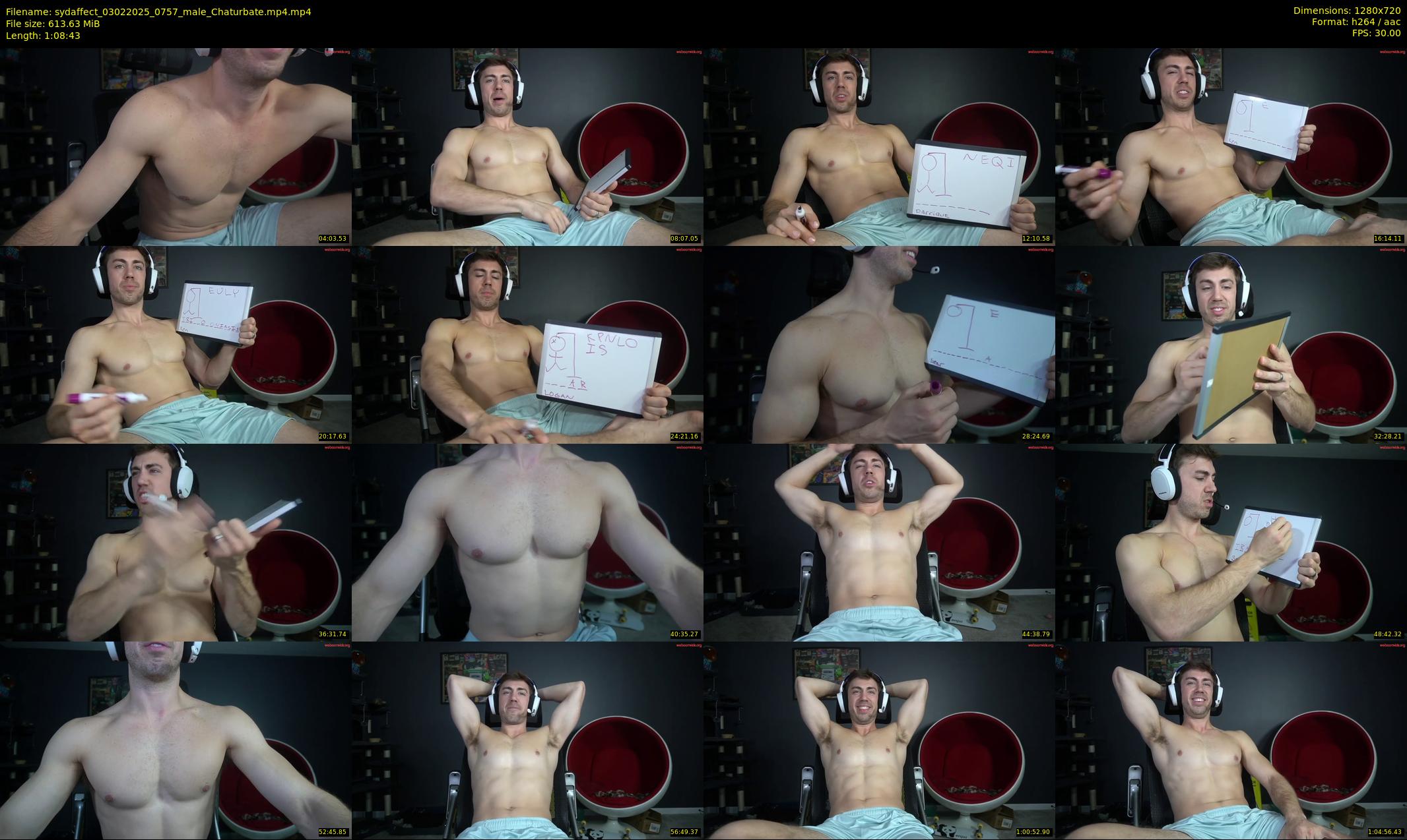 sydaffect — 69 minute Chaturbate male cam show recording, 720p, Feb 3, 2025