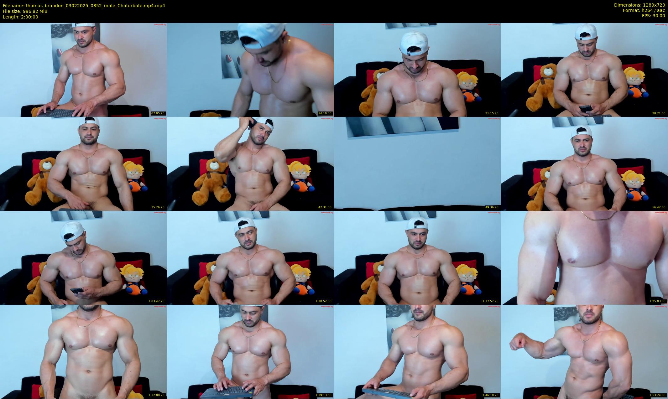 thomas_brandon — 120 minute Chaturbate male cam show recording, 720p, Feb 3, 2025