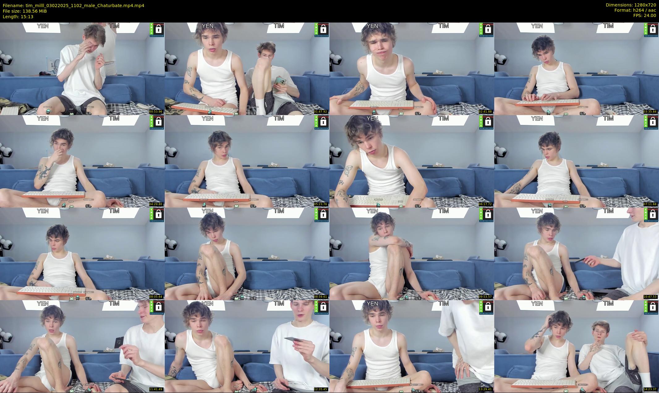 tim_milll — 16 minute Chaturbate male cam show recording, 720p, Feb 3, 2025