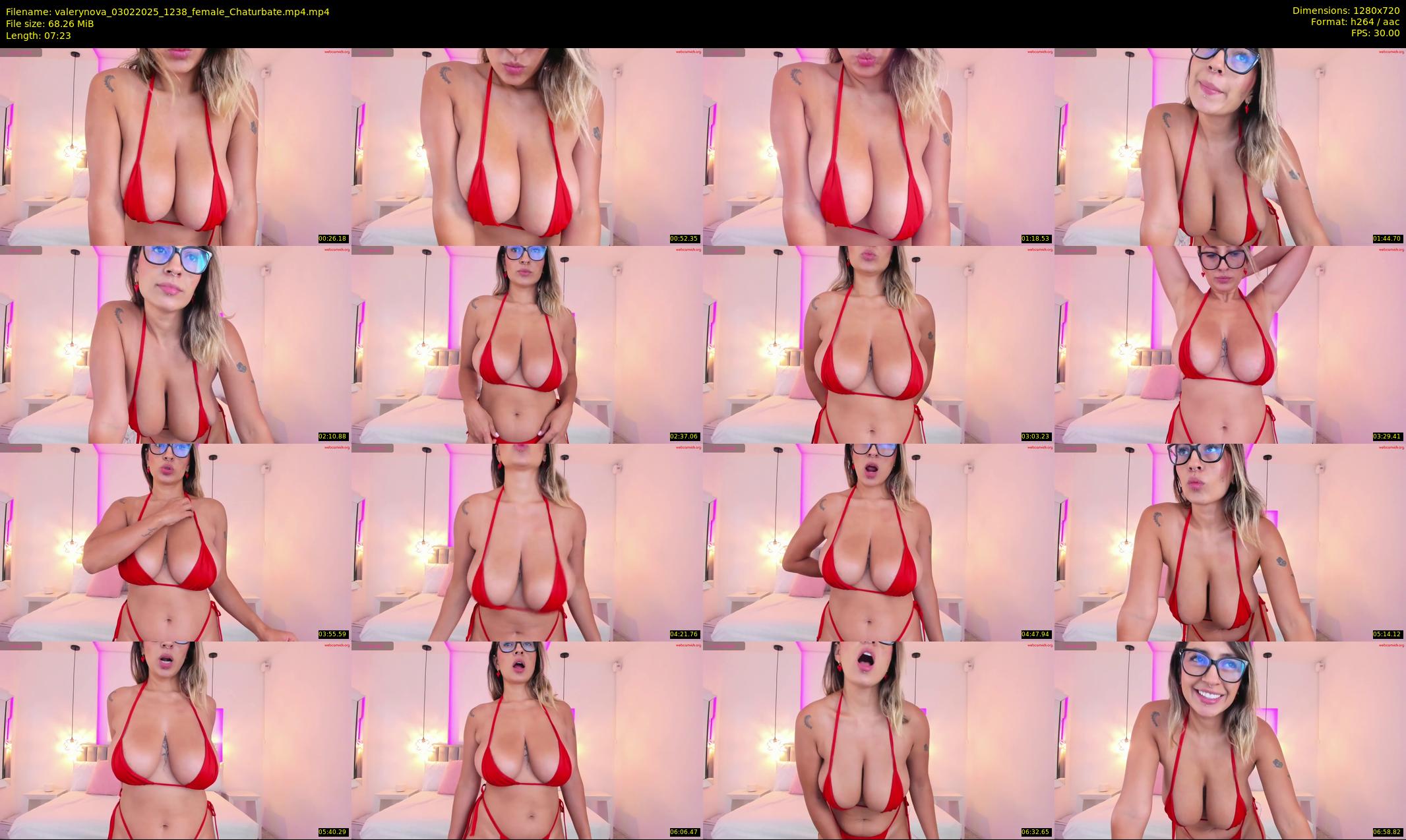valerynova — 8 minute Chaturbate female cam show recording, 720p, Feb 3, 2025