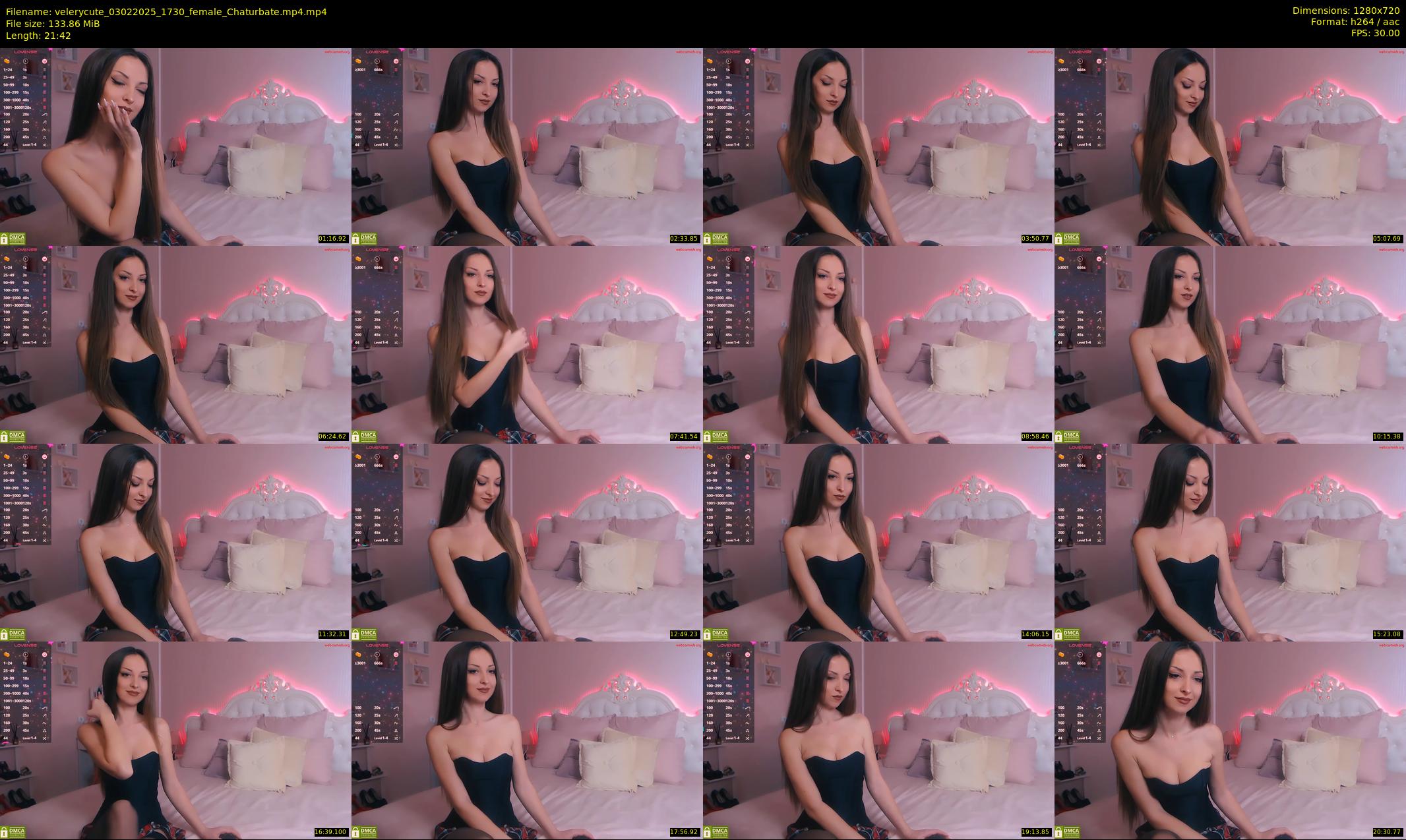 velerycute — 22 minute Chaturbate female cam show recording, 720p, Feb 3, 2025