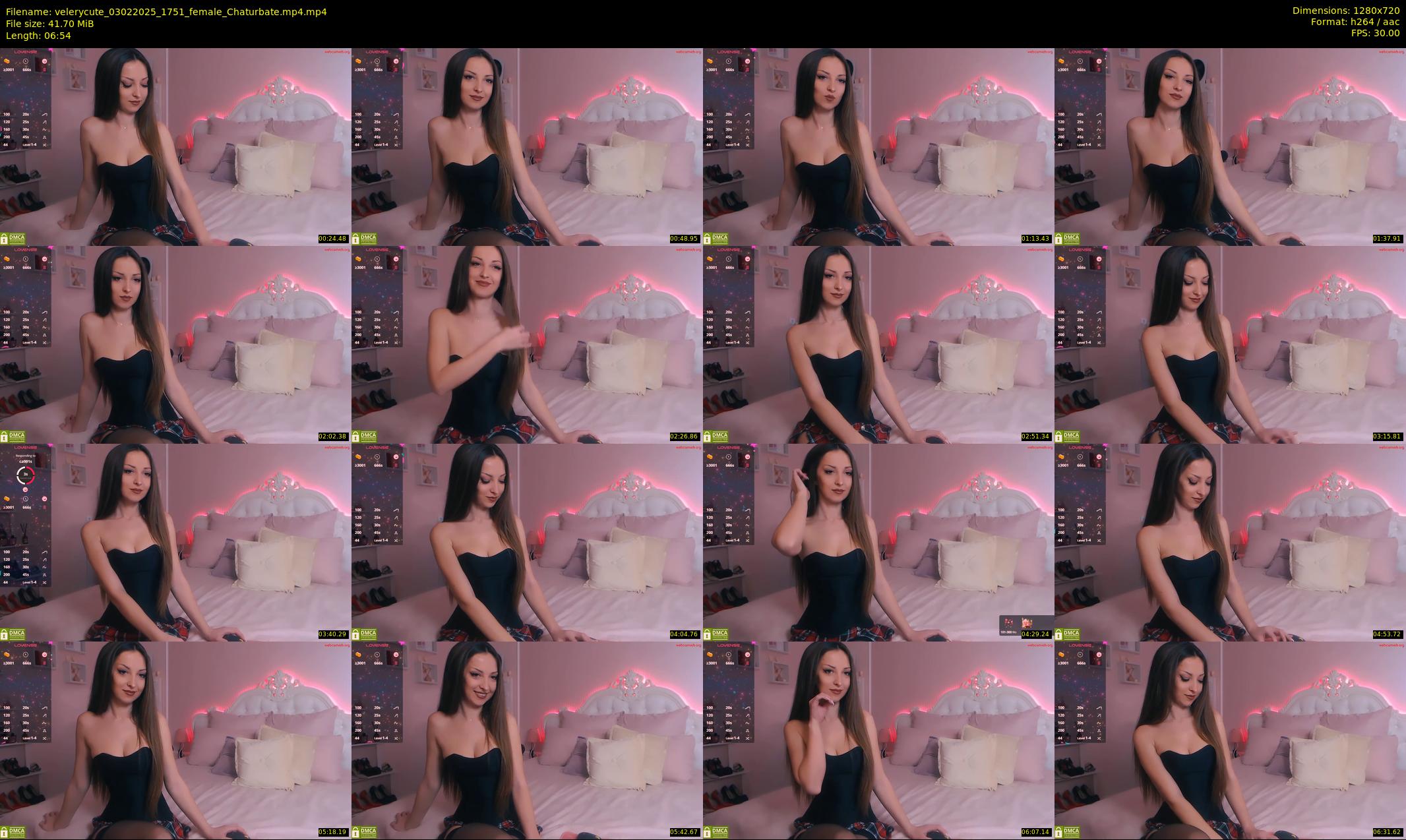 velerycute — 7 minute Chaturbate female cam show recording, 720p, Feb 3, 2025