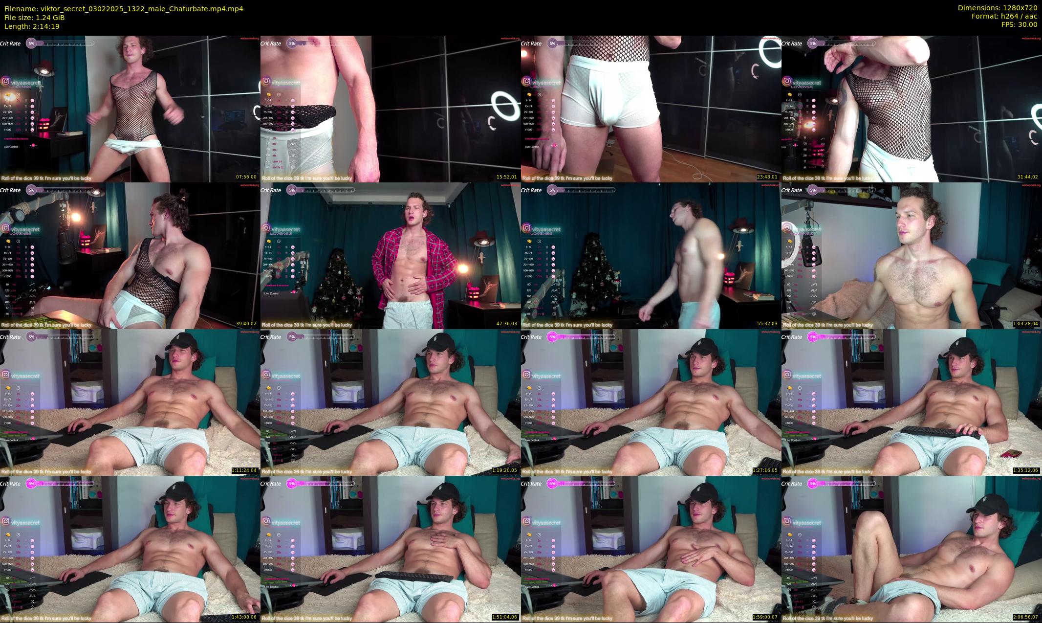 viktor_secret — 135 minute Chaturbate male cam show recording, 720p, Feb 3, 2025