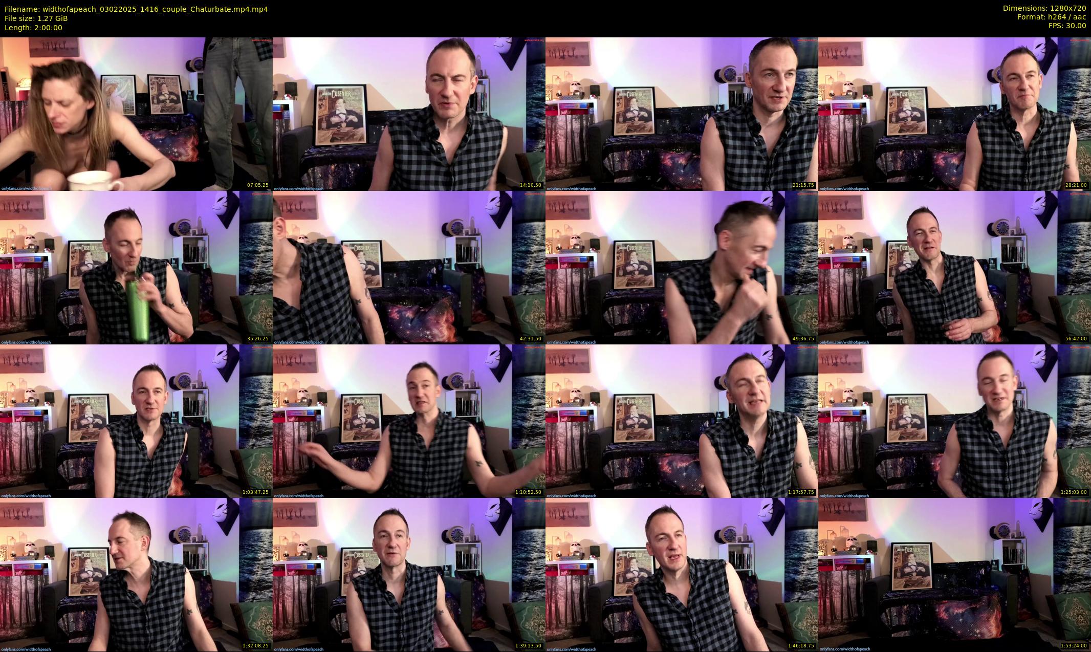 widthofapeach — 120 minute Chaturbate couple cam show recording, 720p, Feb 3, 2025