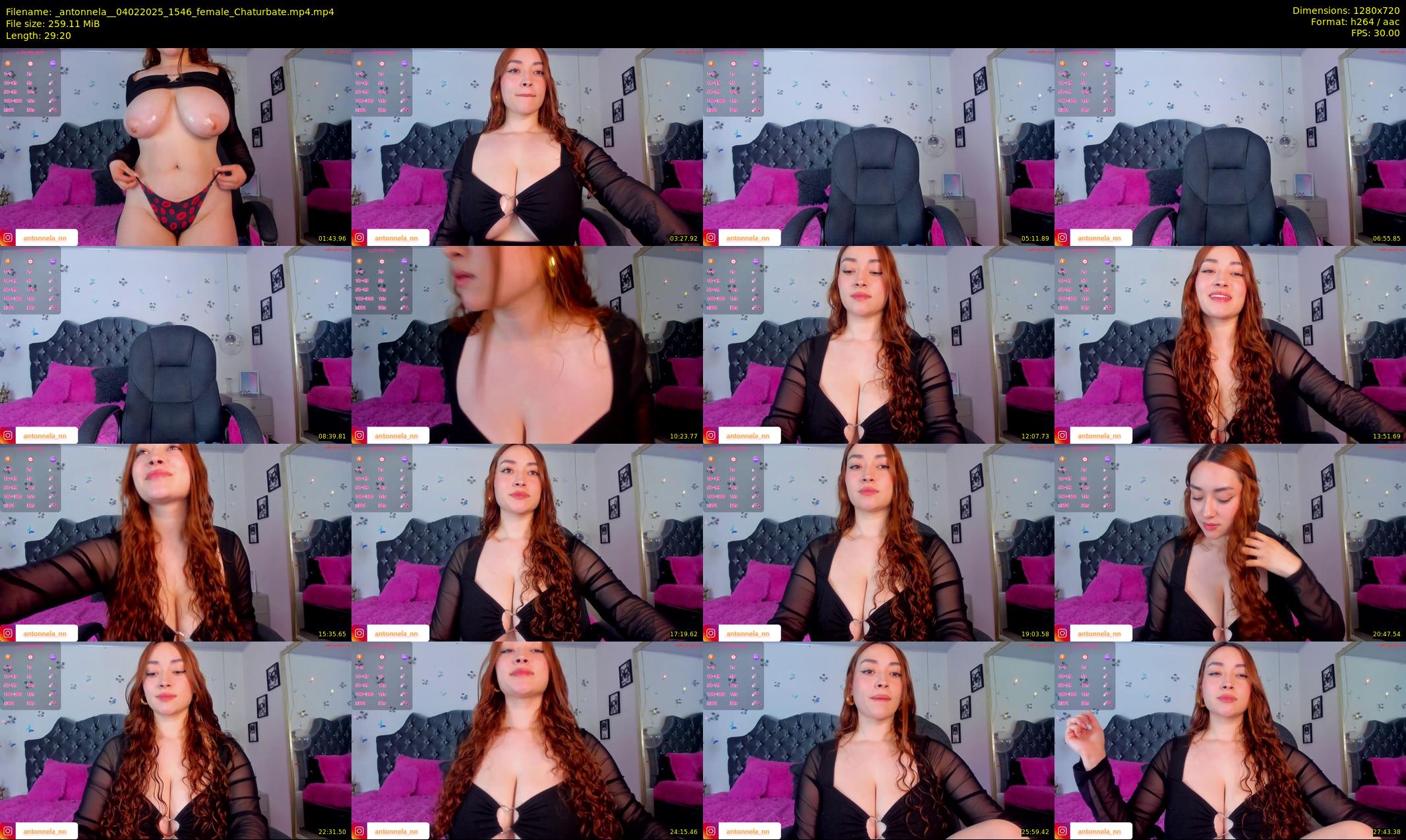 _antonnela_ — 30 minute Chaturbate female cam show recording, 720p, Feb 4, 2025