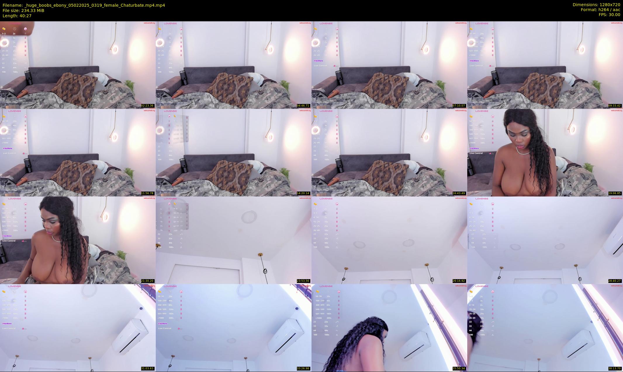 _huge_boobs_ebony — 41 minute Chaturbate female cam show recording, 720p, Feb 5, 2025