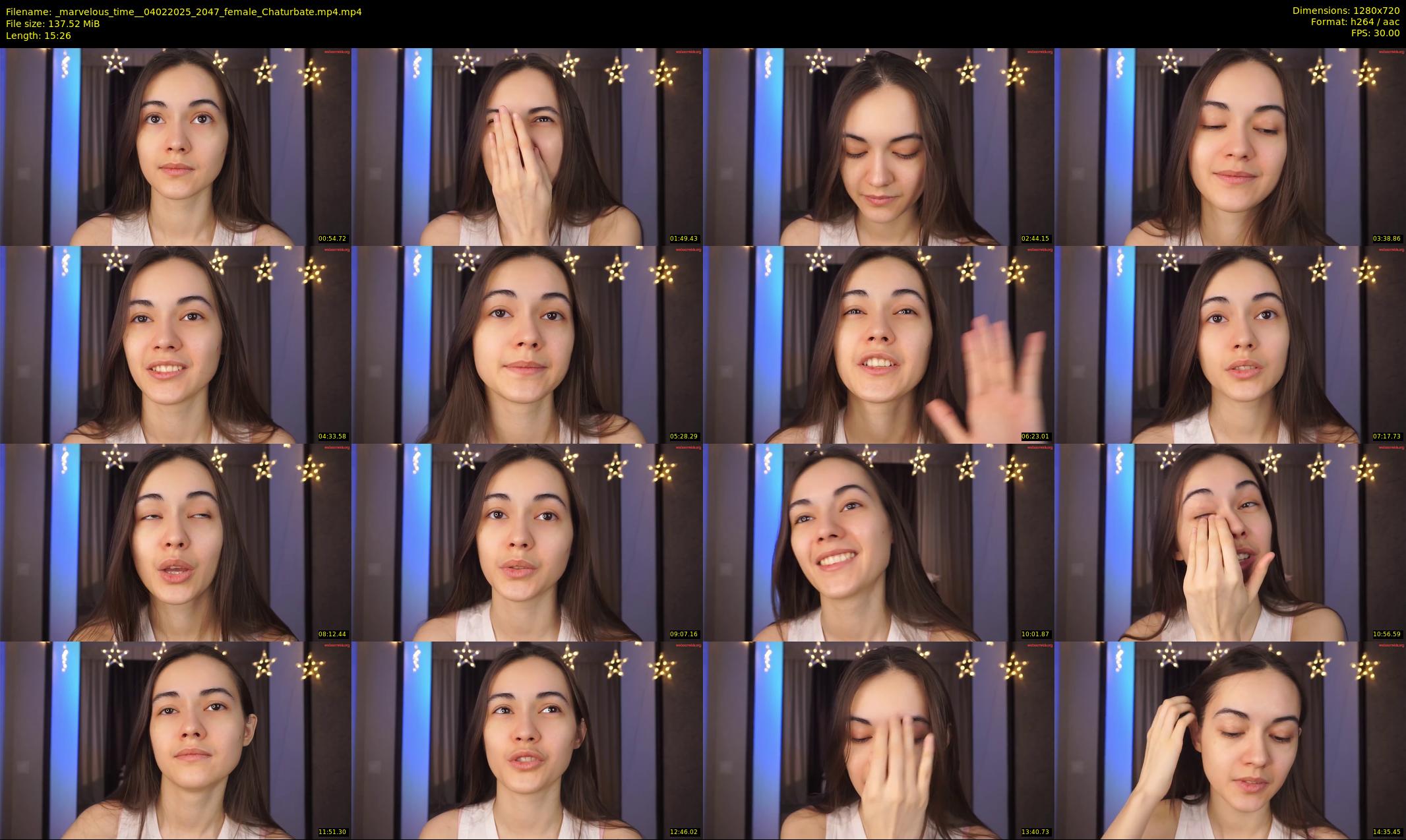 _marvelous_time_ — 16 minute Chaturbate female cam show recording, 720p, Feb 4, 2025