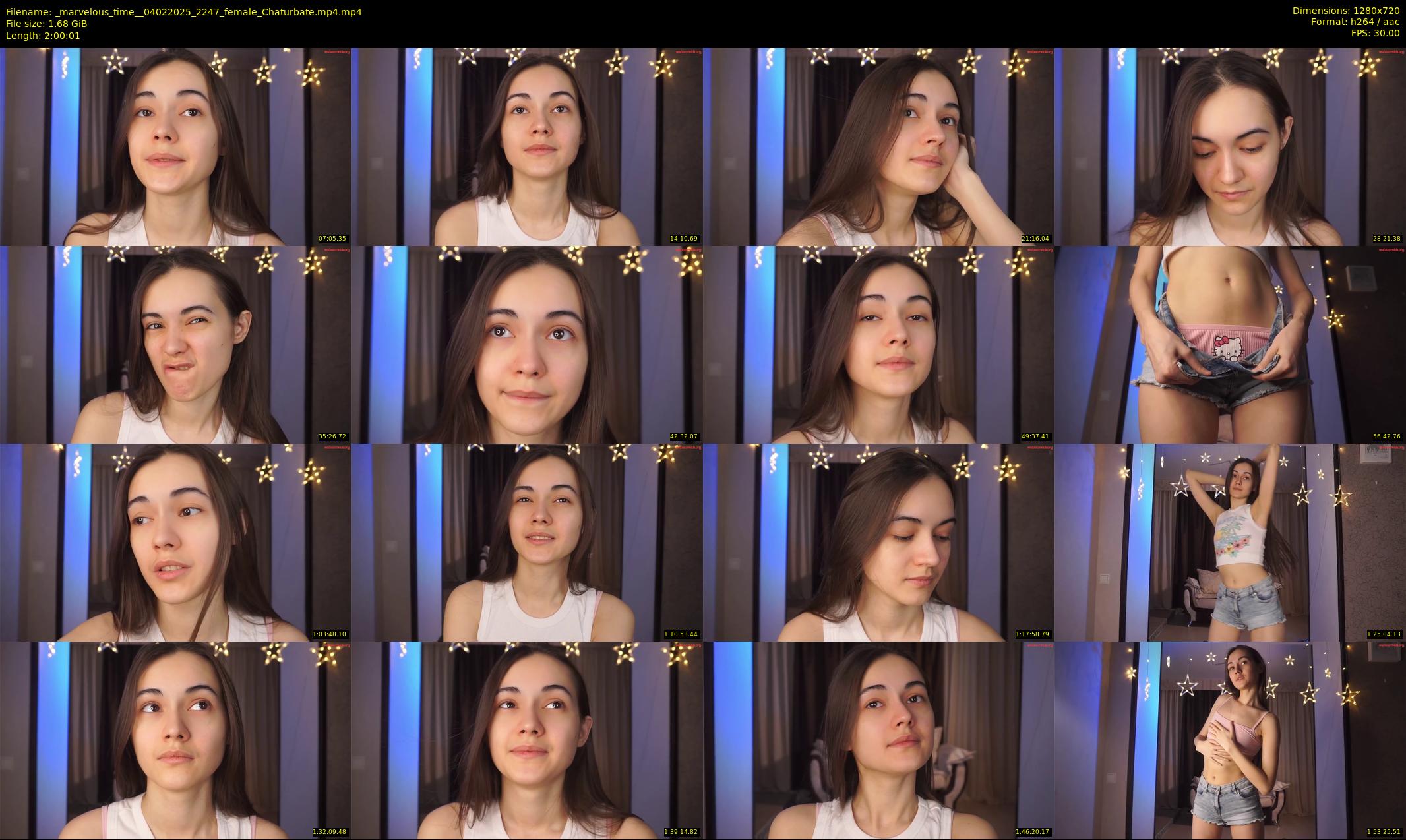 _marvelous_time_ — 121 minute Chaturbate female cam show recording, 720p, Feb 4, 2025