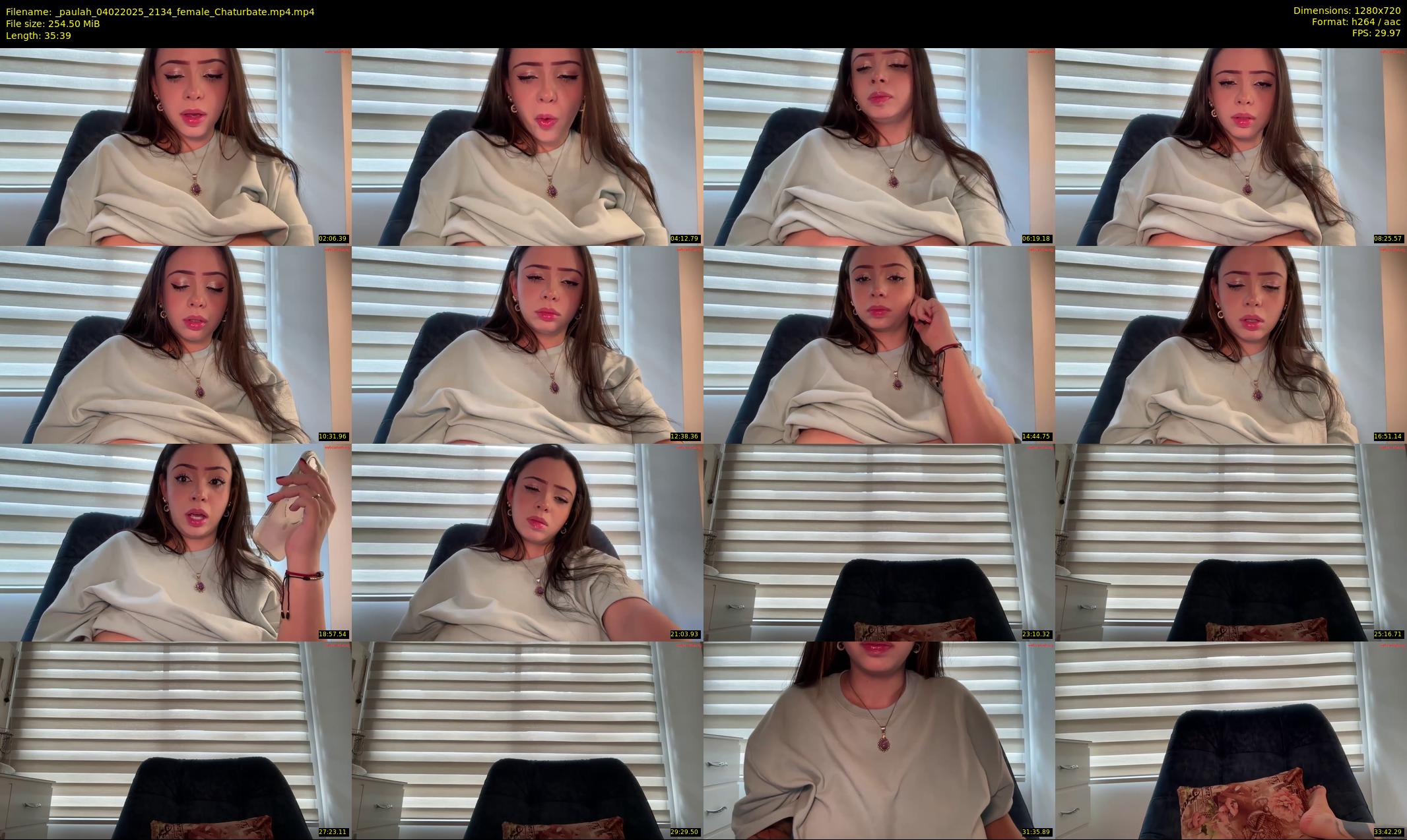 _paulah — 36 minute Chaturbate female cam show recording, 720p, Feb 4, 2025