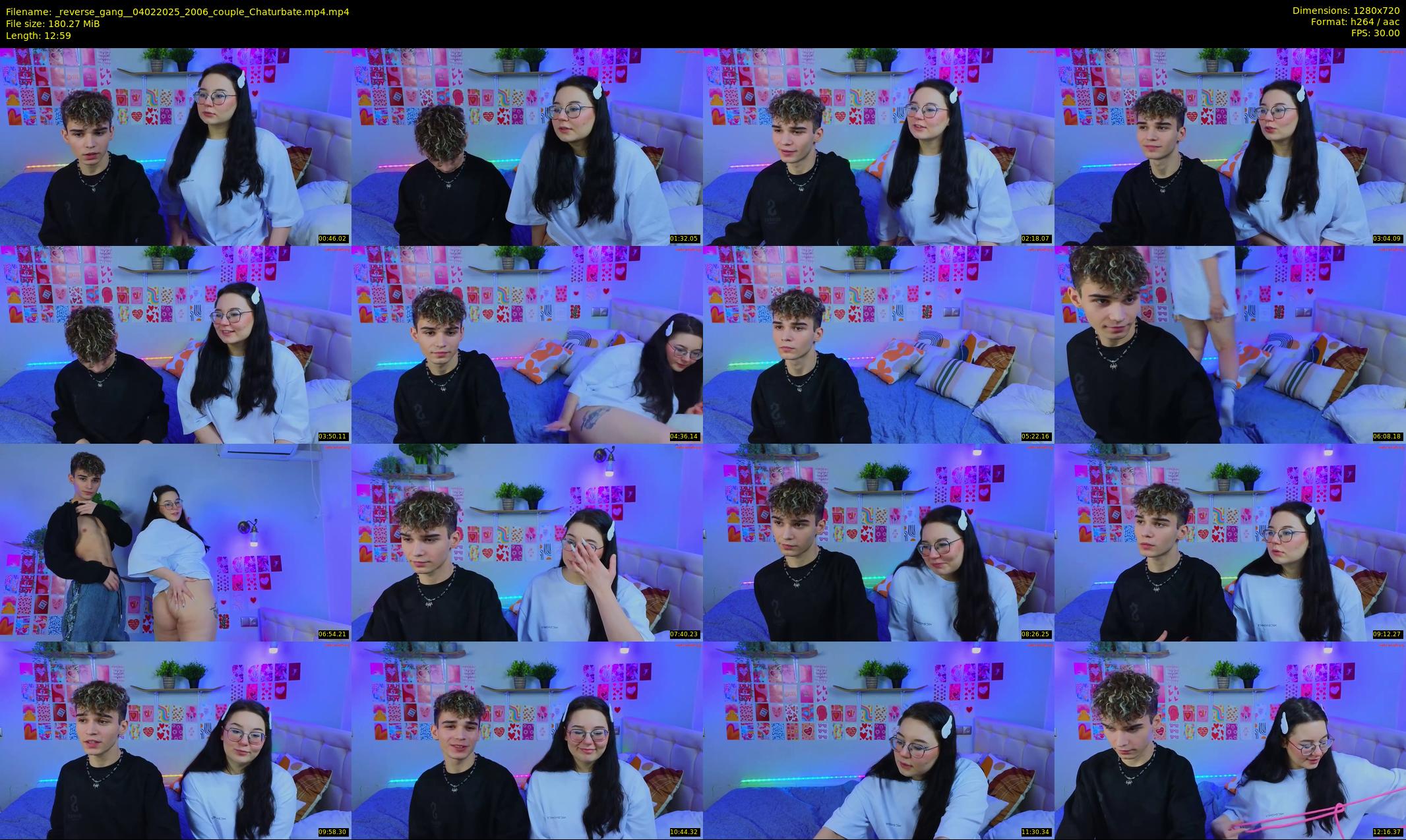 _reverse_gang_ — 13 minute Chaturbate couple cam show recording, 720p, Feb 4, 2025