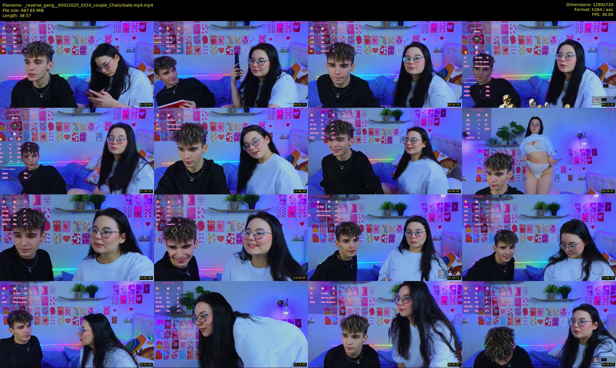 _reverse_gang_ — 39 minute Chaturbate couple cam show recording, 720p, Feb 5, 2025