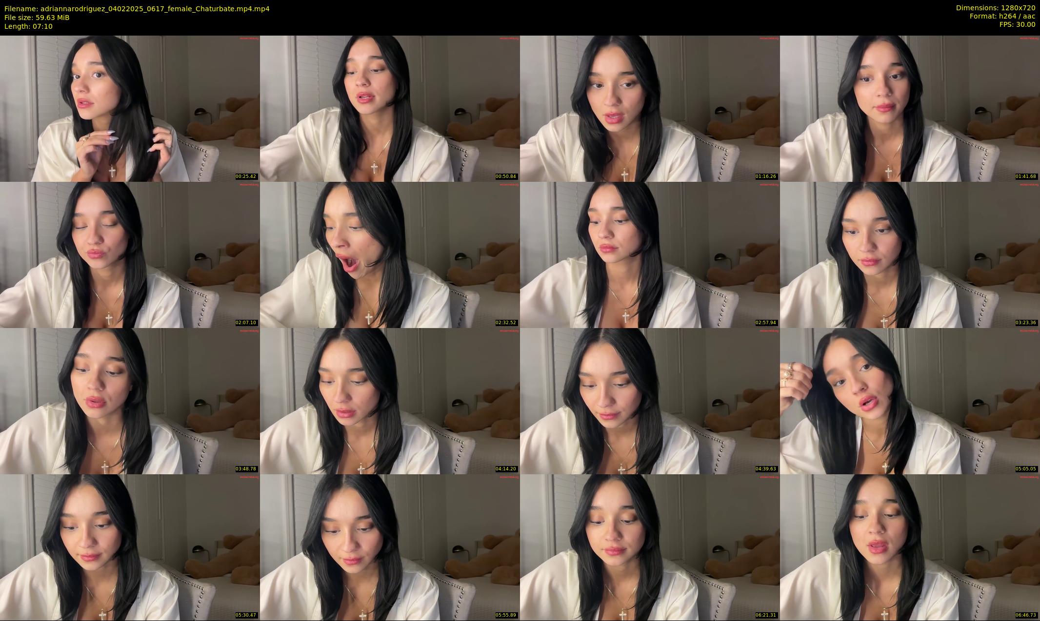 adriannarodriguez — 8 minute Chaturbate female cam show recording, 720p, Feb 4, 2025