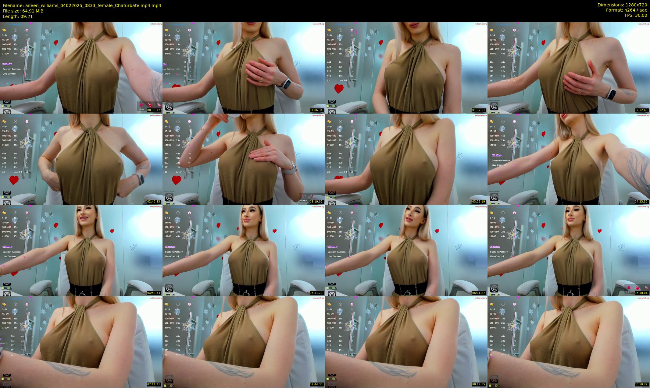 aileen_williams — 10 minute Chaturbate female cam show recording, 720p, Feb 4, 2025