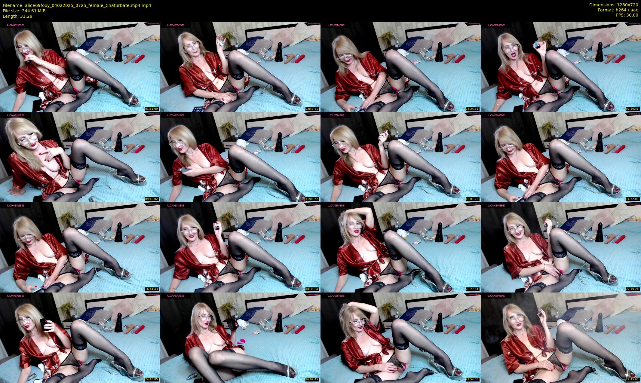 alice69foxy — 32 minute Chaturbate female cam show recording, 720p, Feb 4, 2025