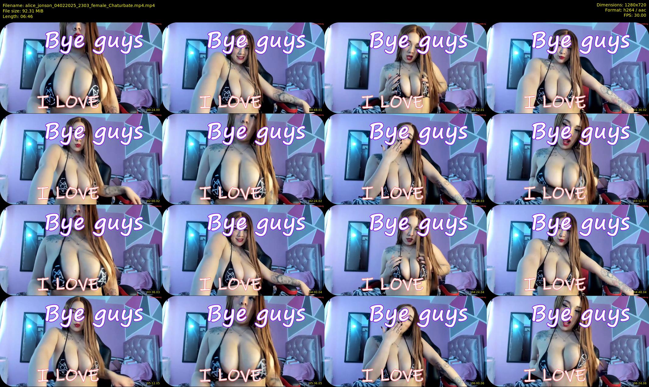 alice_jonson — 7 minute Chaturbate female cam show recording, 720p, Feb 4, 2025
