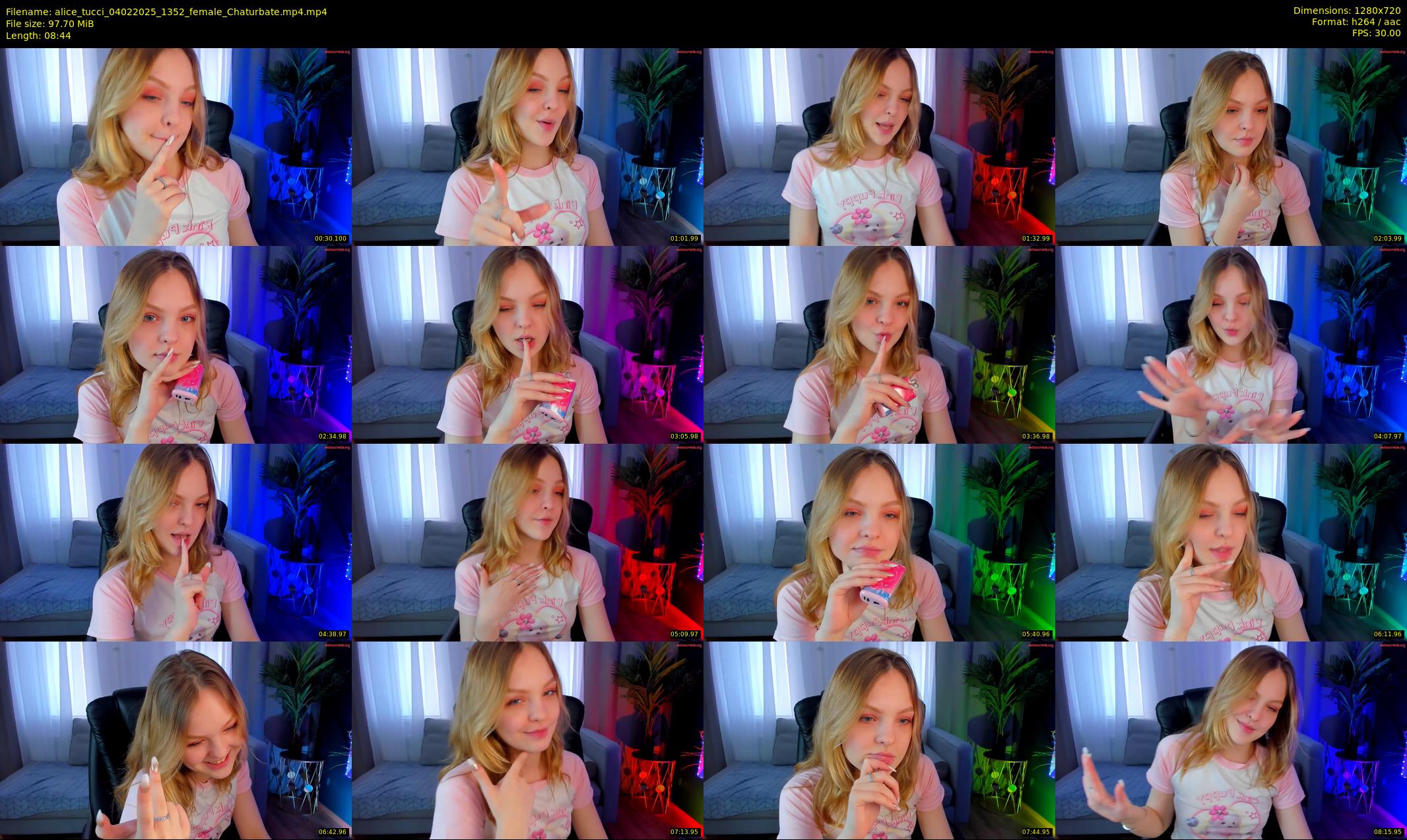 alice_tucci — 9 minute Chaturbate female cam show recording, 720p, Feb 4, 2025