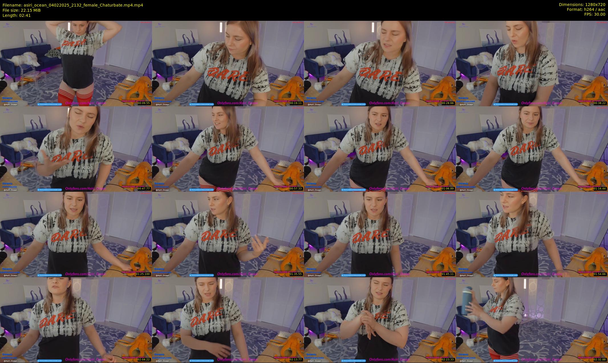 asiri_ocean — 3 minute Chaturbate female cam show recording, 720p, Feb 4, 2025