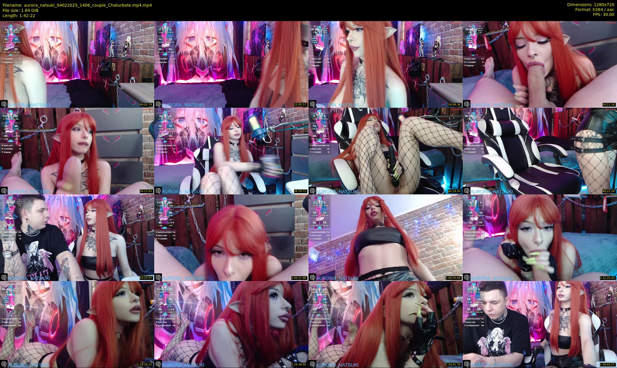 aurora_natsuki — 103 minute Chaturbate couple cam show recording, 720p, Feb 4, 2025