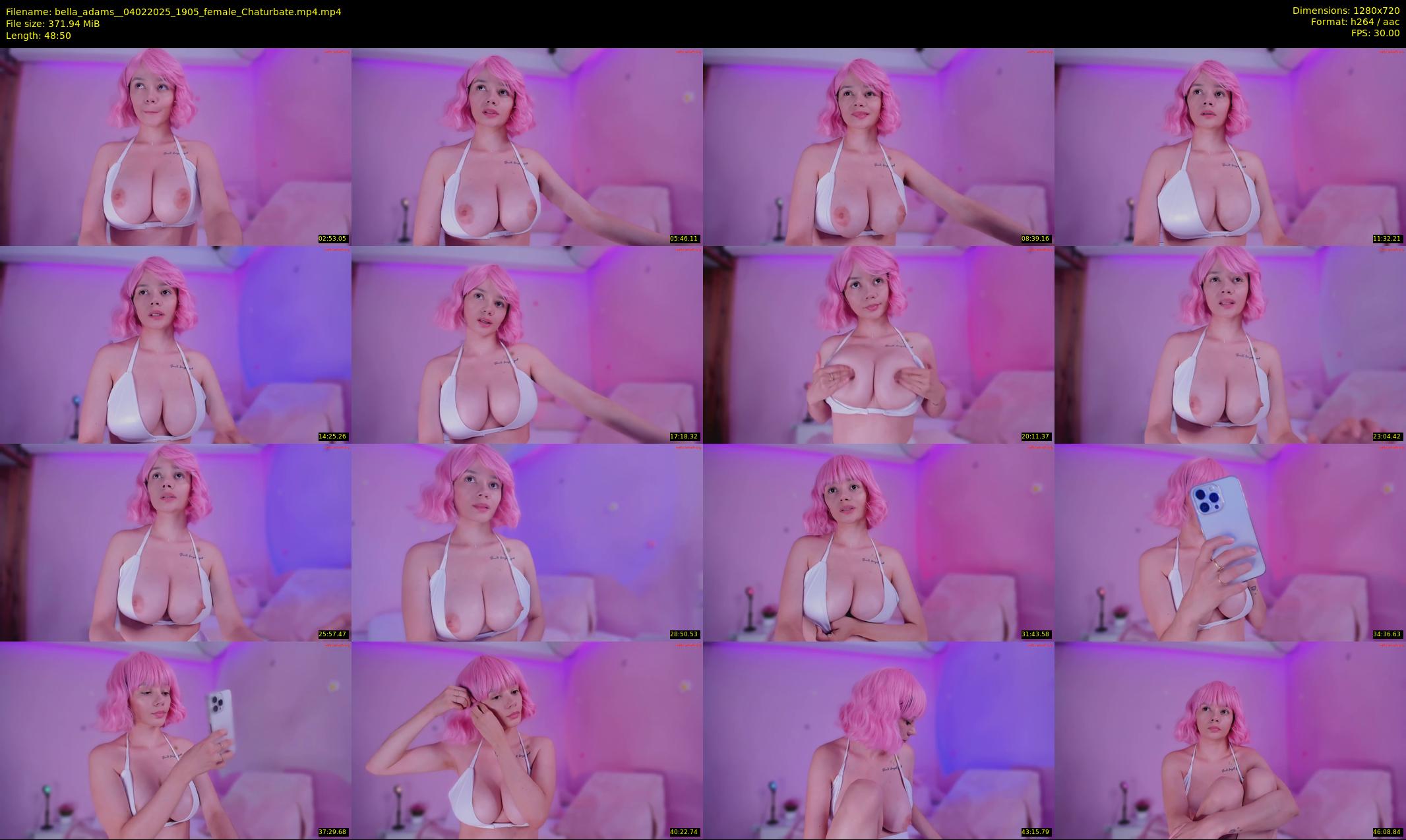 bella_adams_ — 49 minute Chaturbate female cam show recording, 720p, Feb 4, 2025