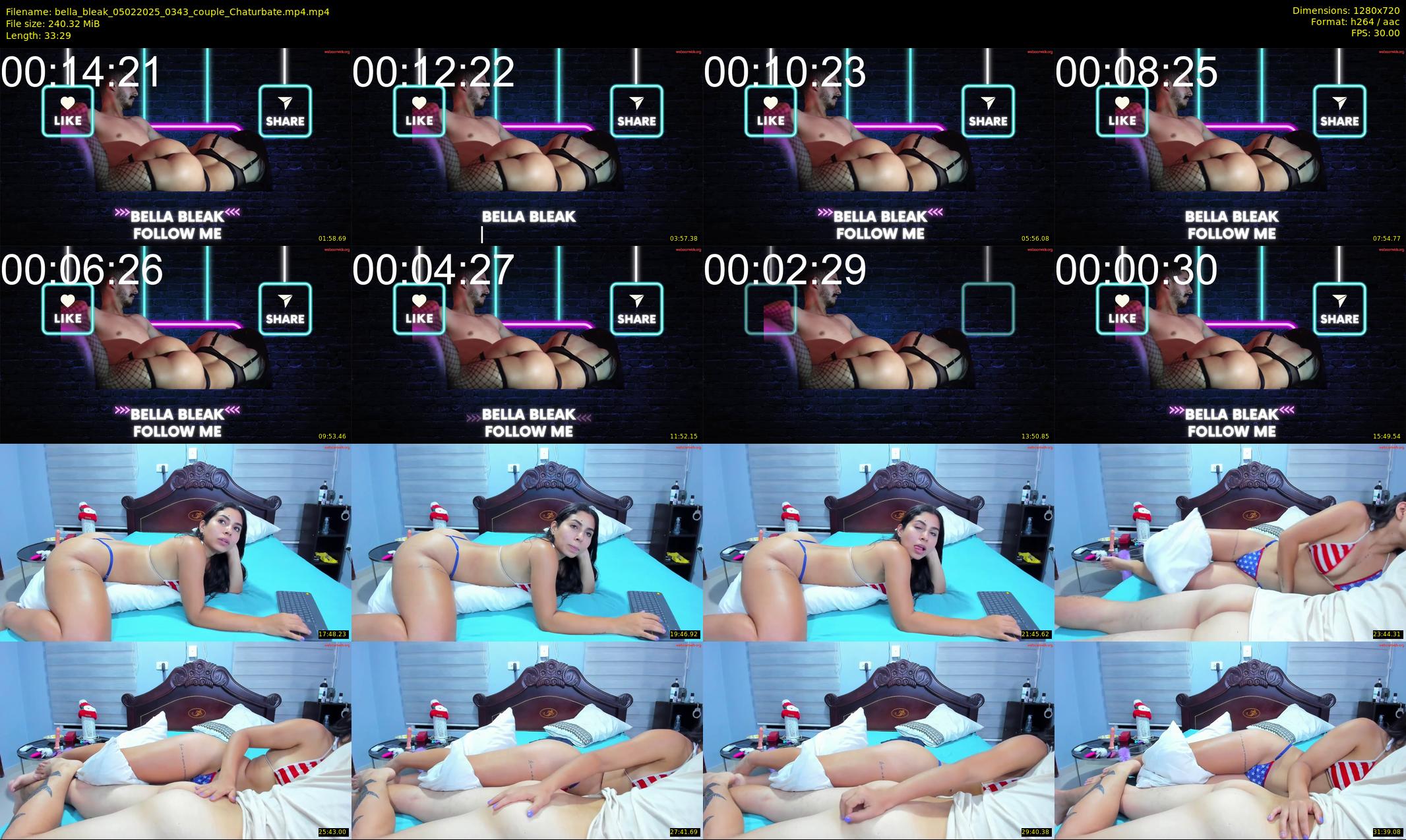 bella_bleak — 34 minute Chaturbate couple cam show recording, 720p, Feb 5, 2025