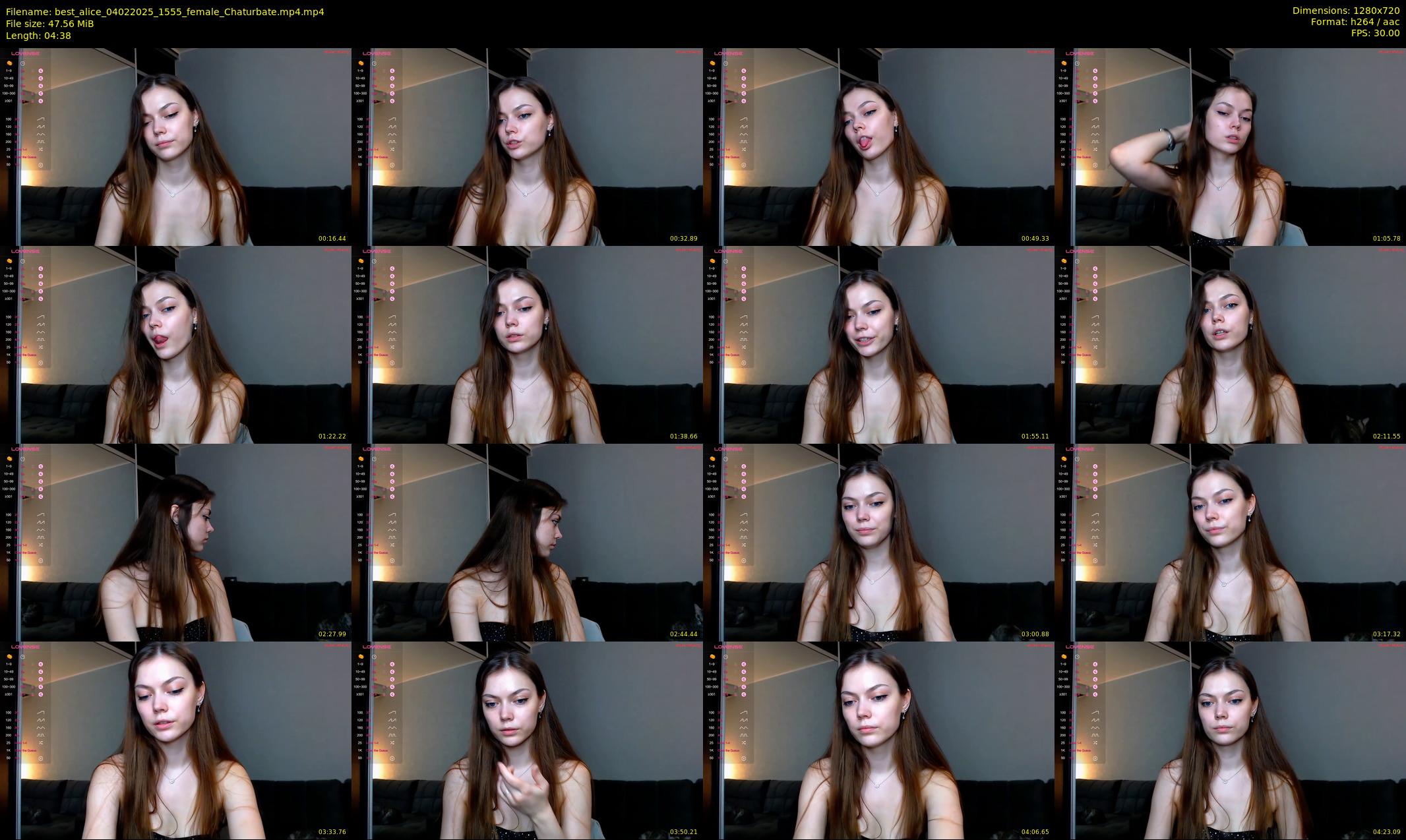 best_alice — 5 minute Chaturbate female cam show recording, 720p, Feb 4, 2025