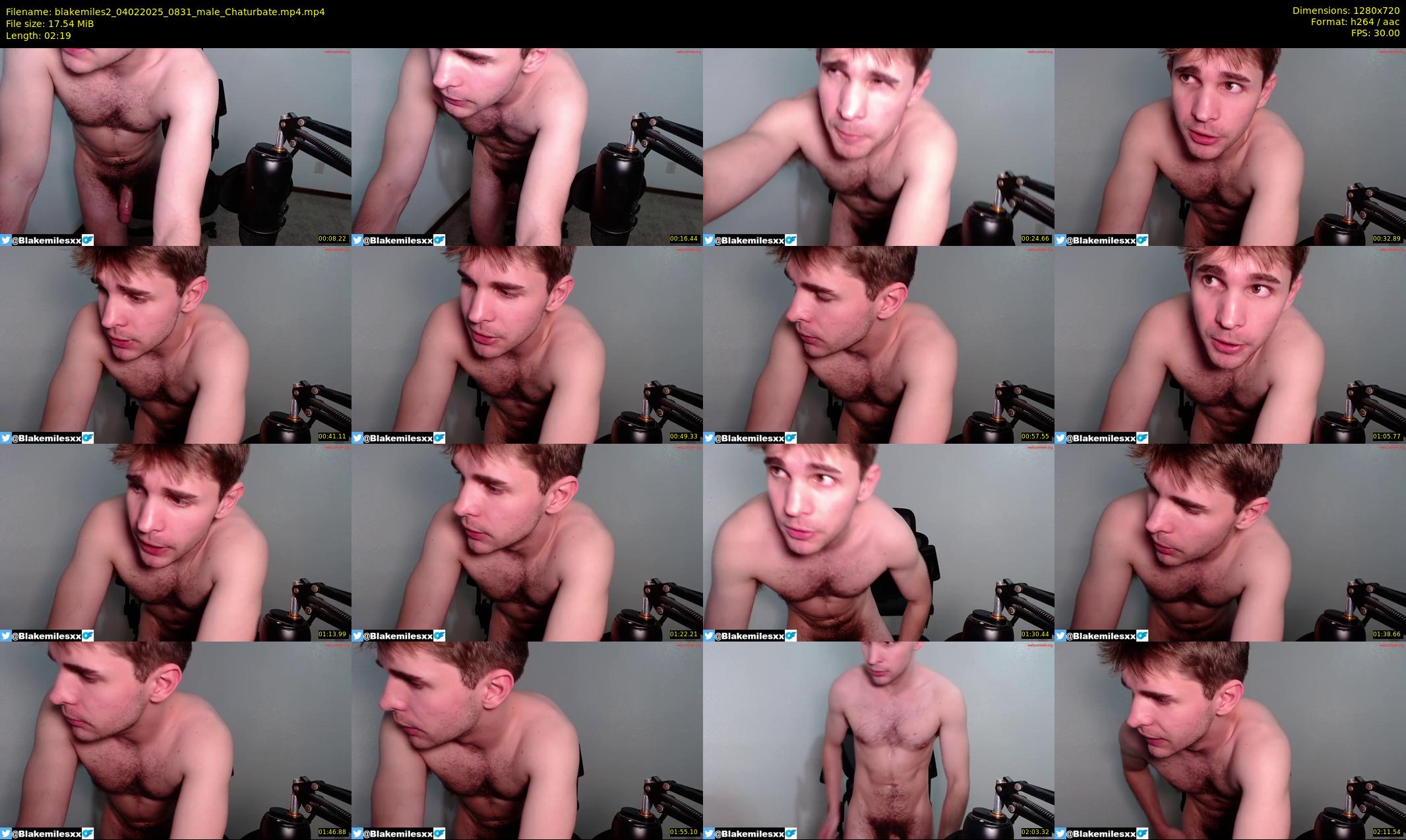 blakemiles2 — 3 minute Chaturbate male cam show recording, 720p, Feb 4, 2025