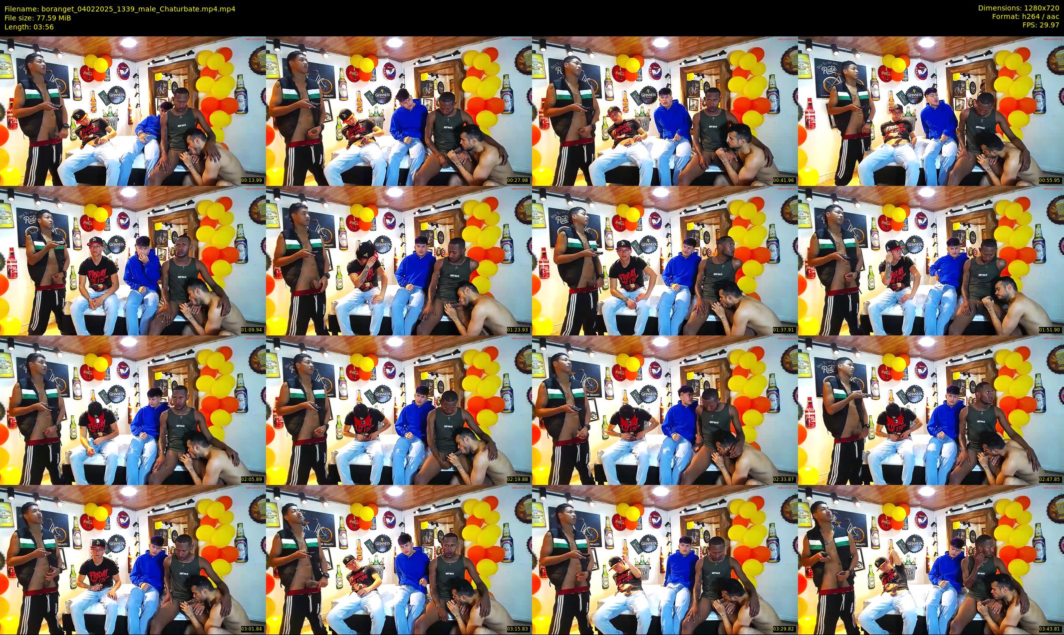 boranget — 4 minute Chaturbate male cam show recording, 720p, Feb 4, 2025