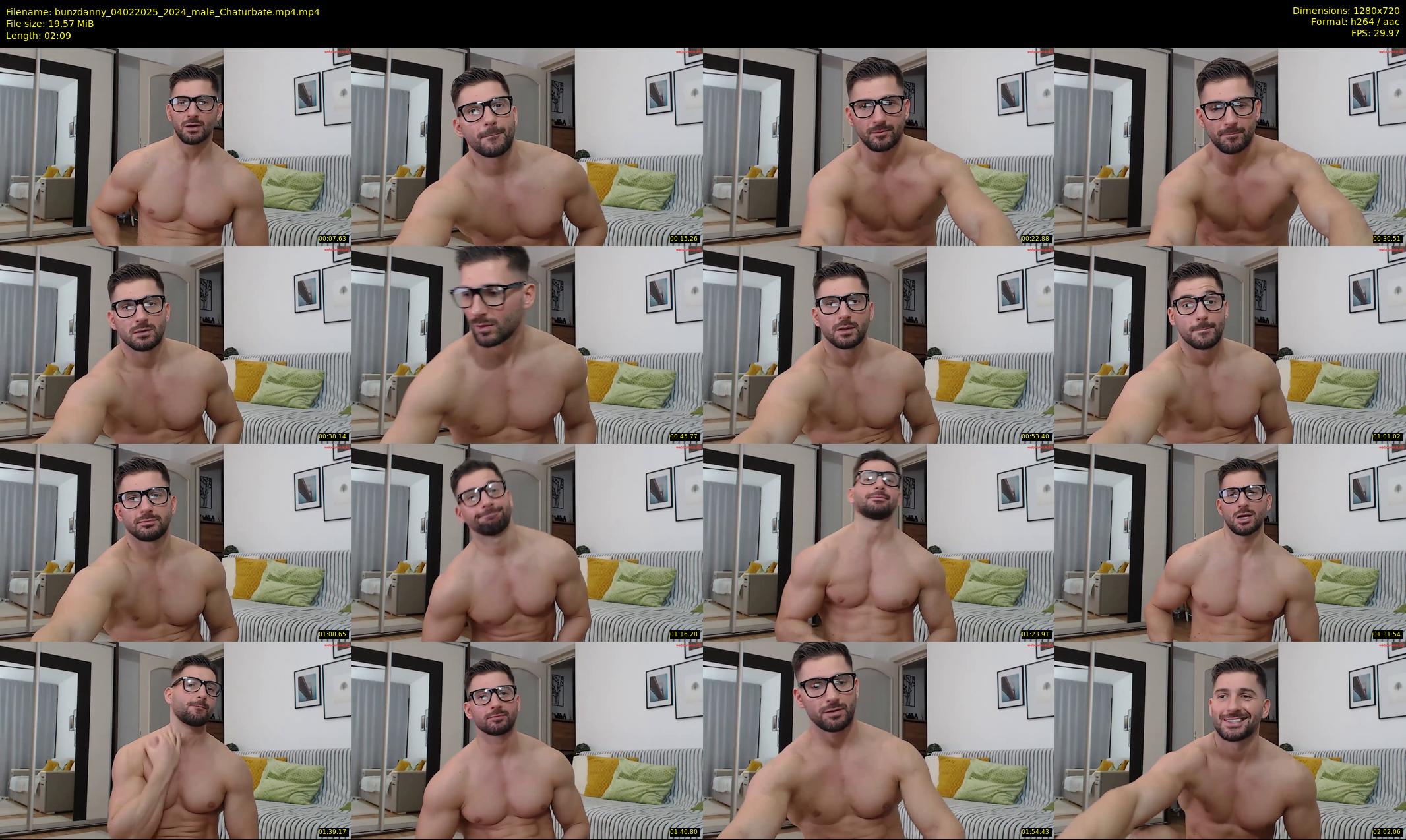 bunzdanny — 3 minute Chaturbate male cam show recording, 720p, Feb 4, 2025