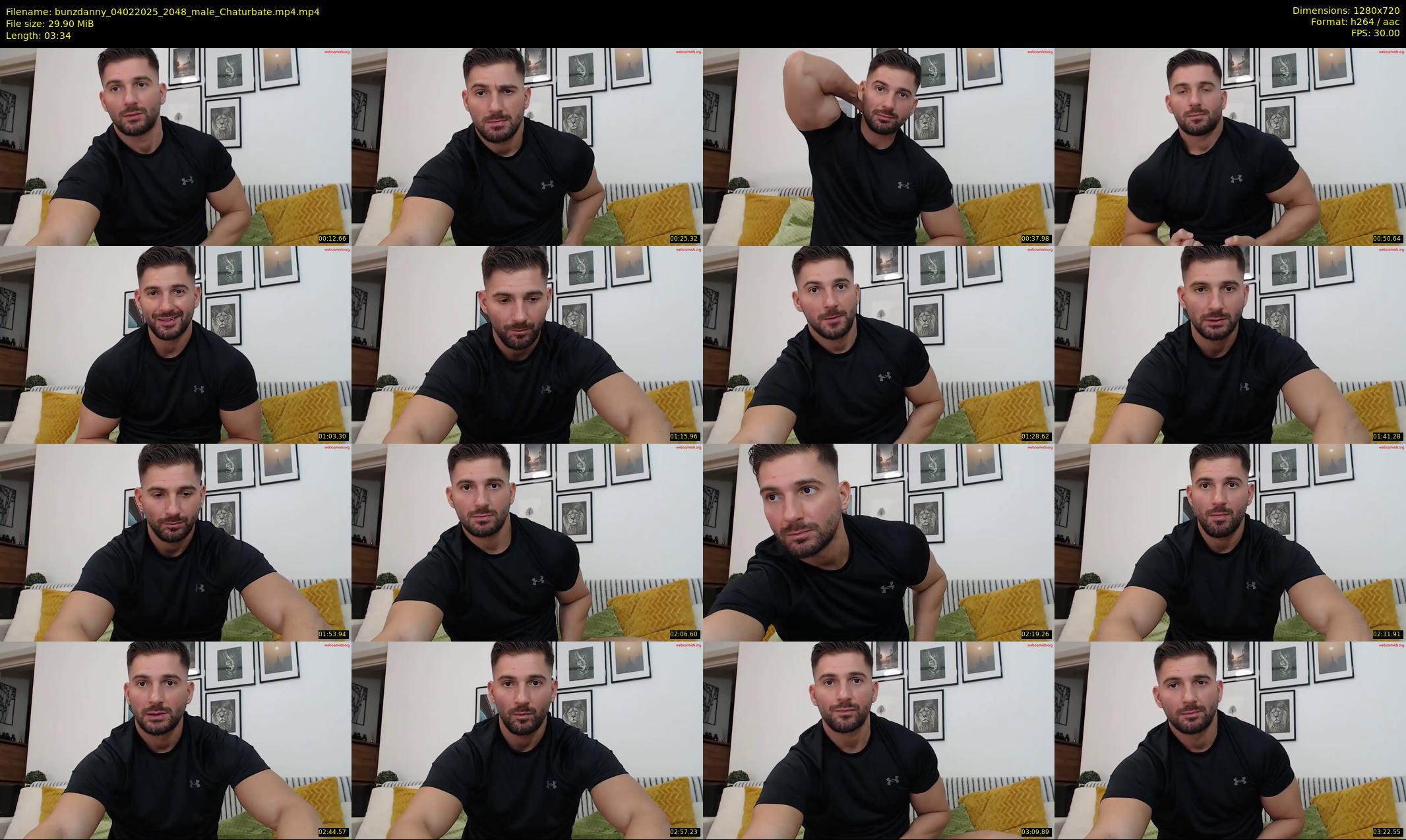 bunzdanny — 4 minute Chaturbate male cam show recording, 720p, Feb 4, 2025